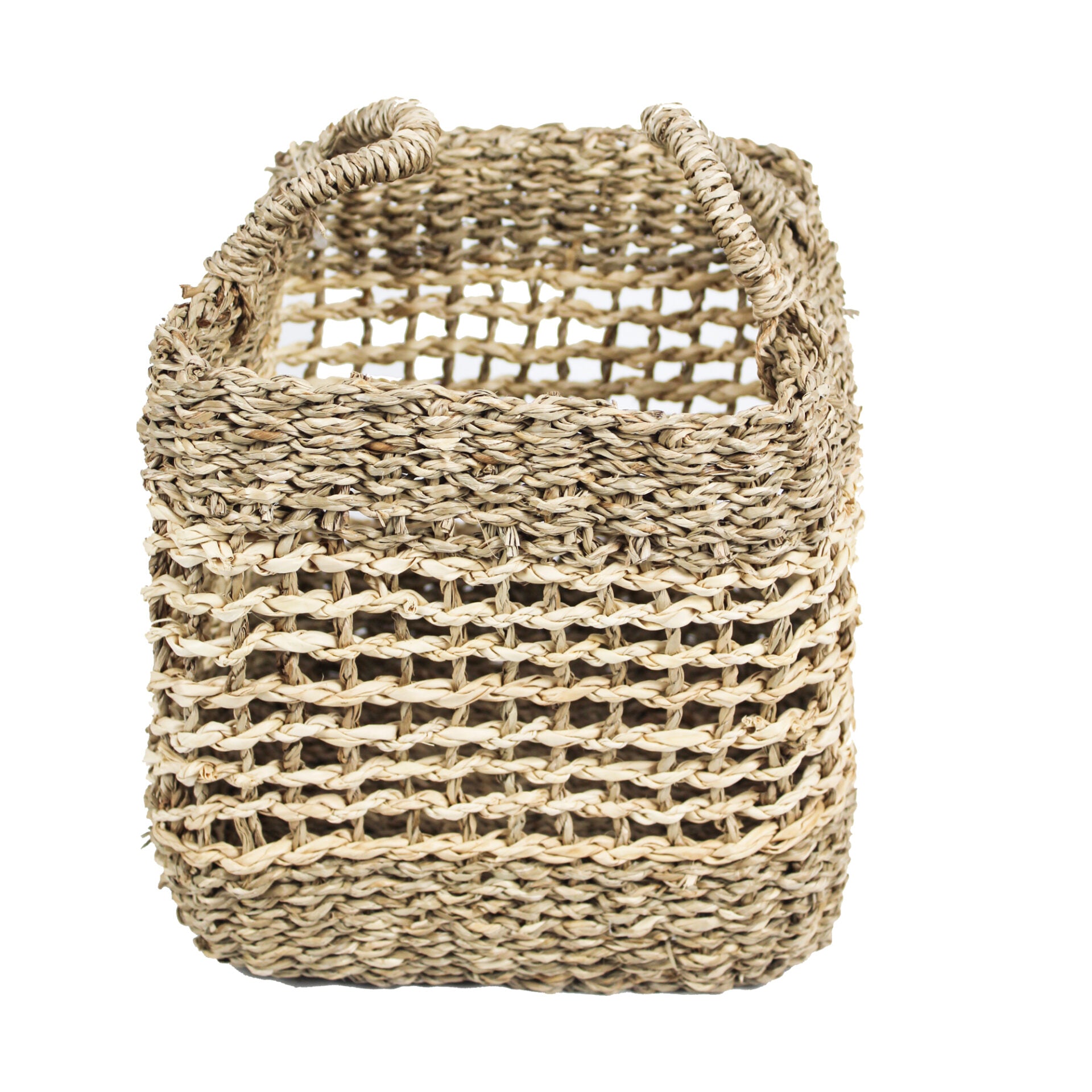 Sea Grass Basket with Handle