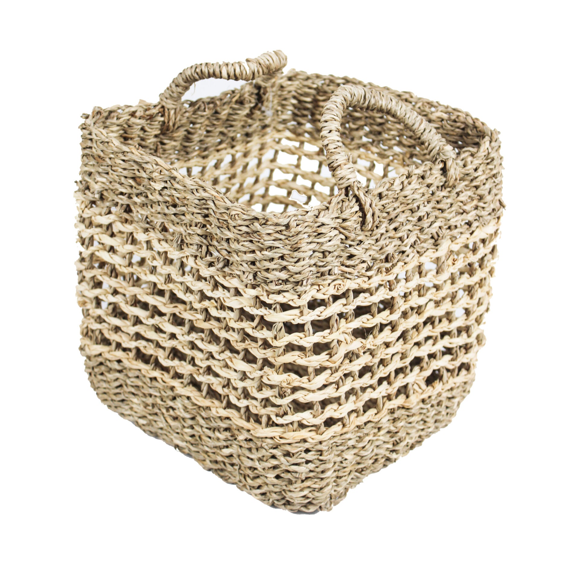 Sea Grass Basket with Handle