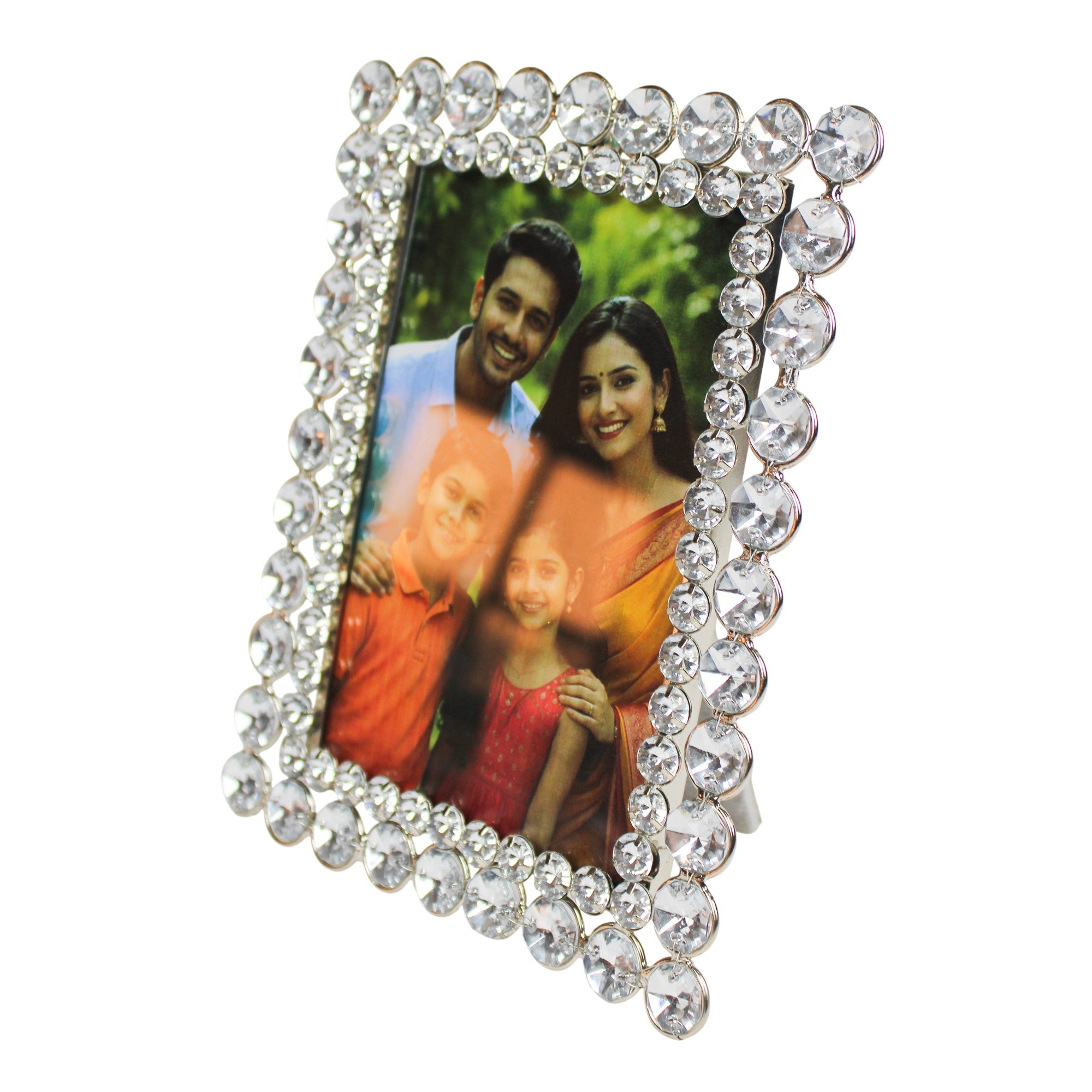 Diamond Beaded Handcrafted Photo Frame for Wall Decor