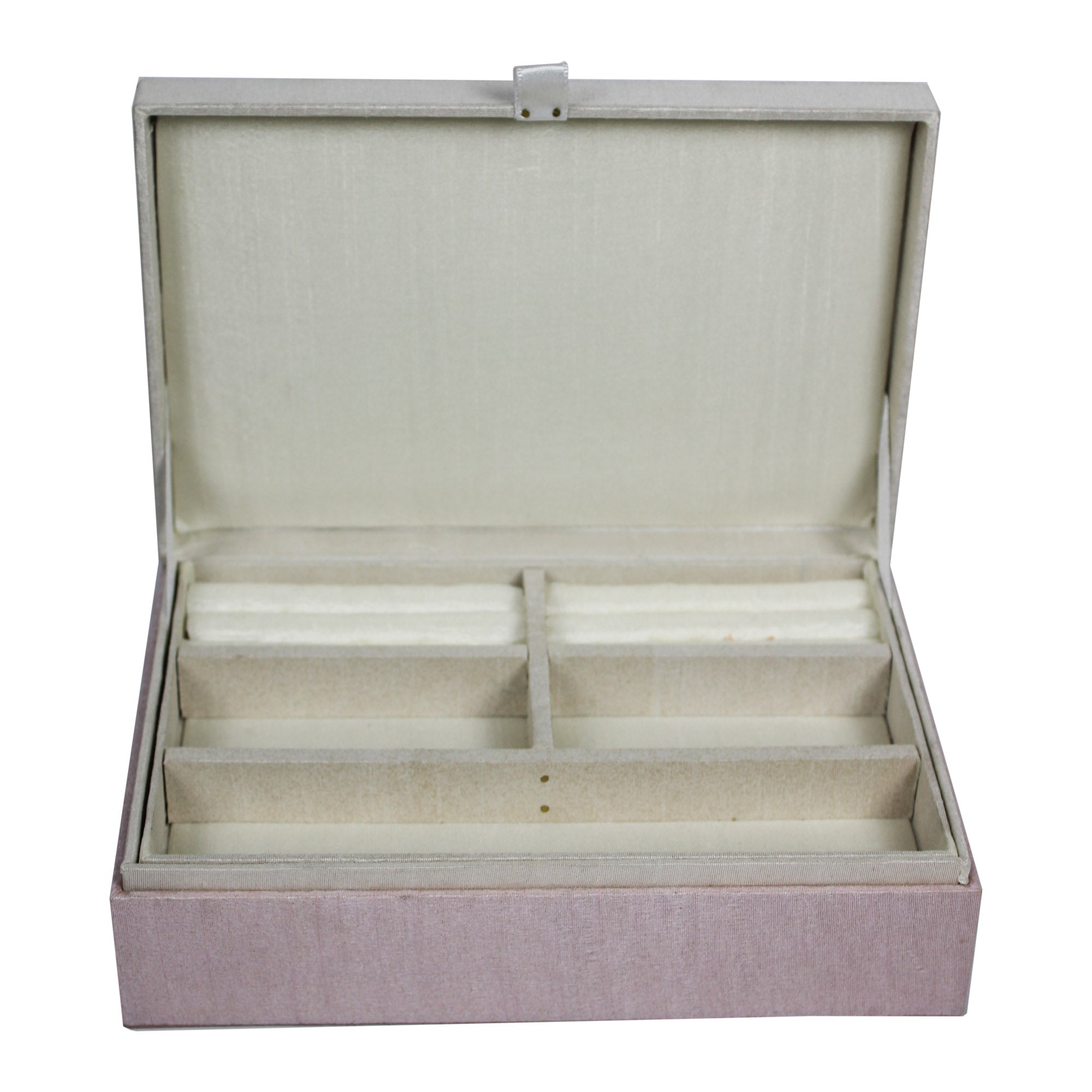 Flower Embroidered Jewellery Box