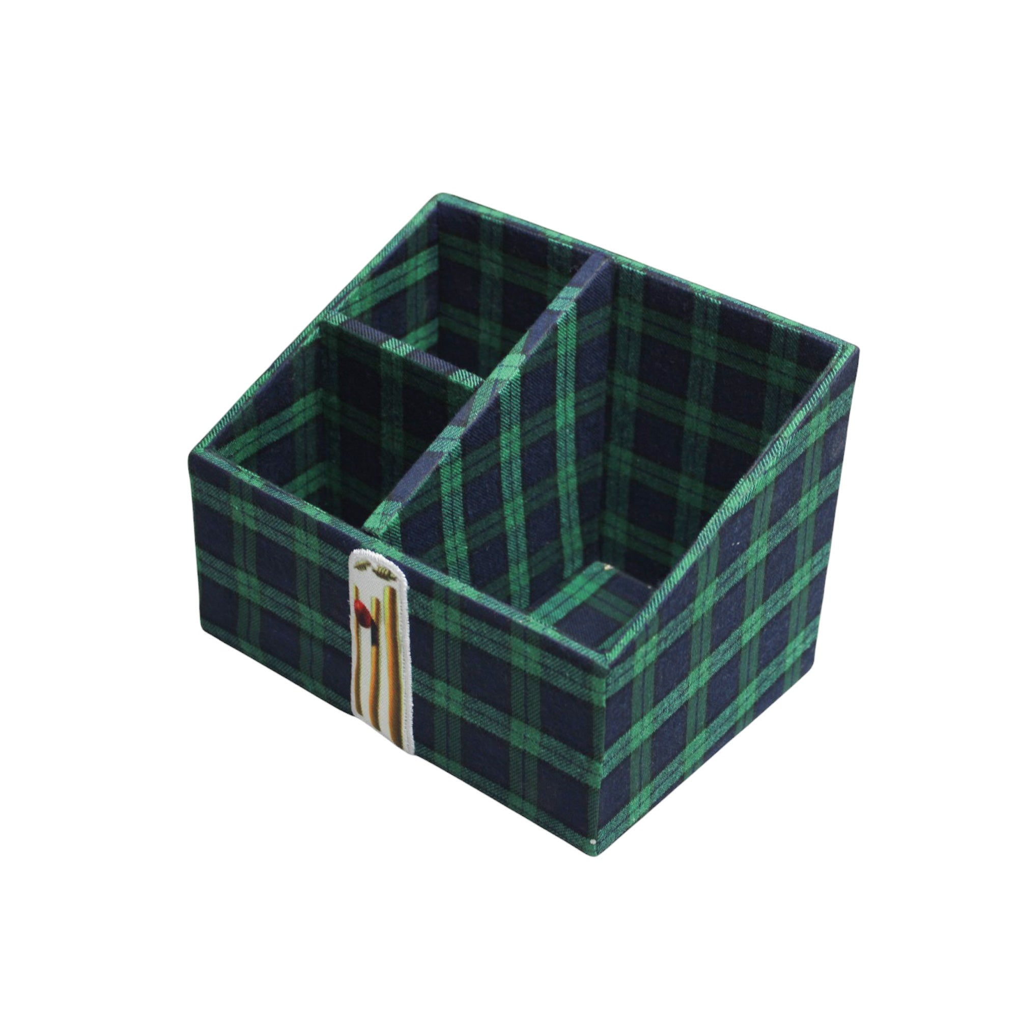 Premium Stationery Desk Organizer with Cricket Design
