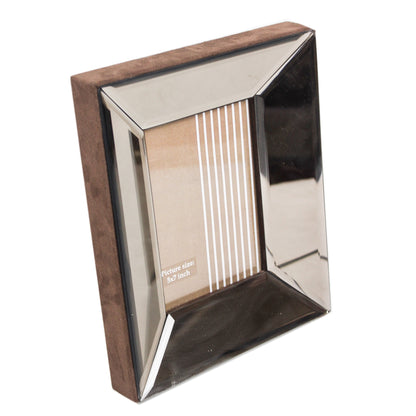 Copper Mirror Photo Frame (Picture Size: 6 x 8 Inches)