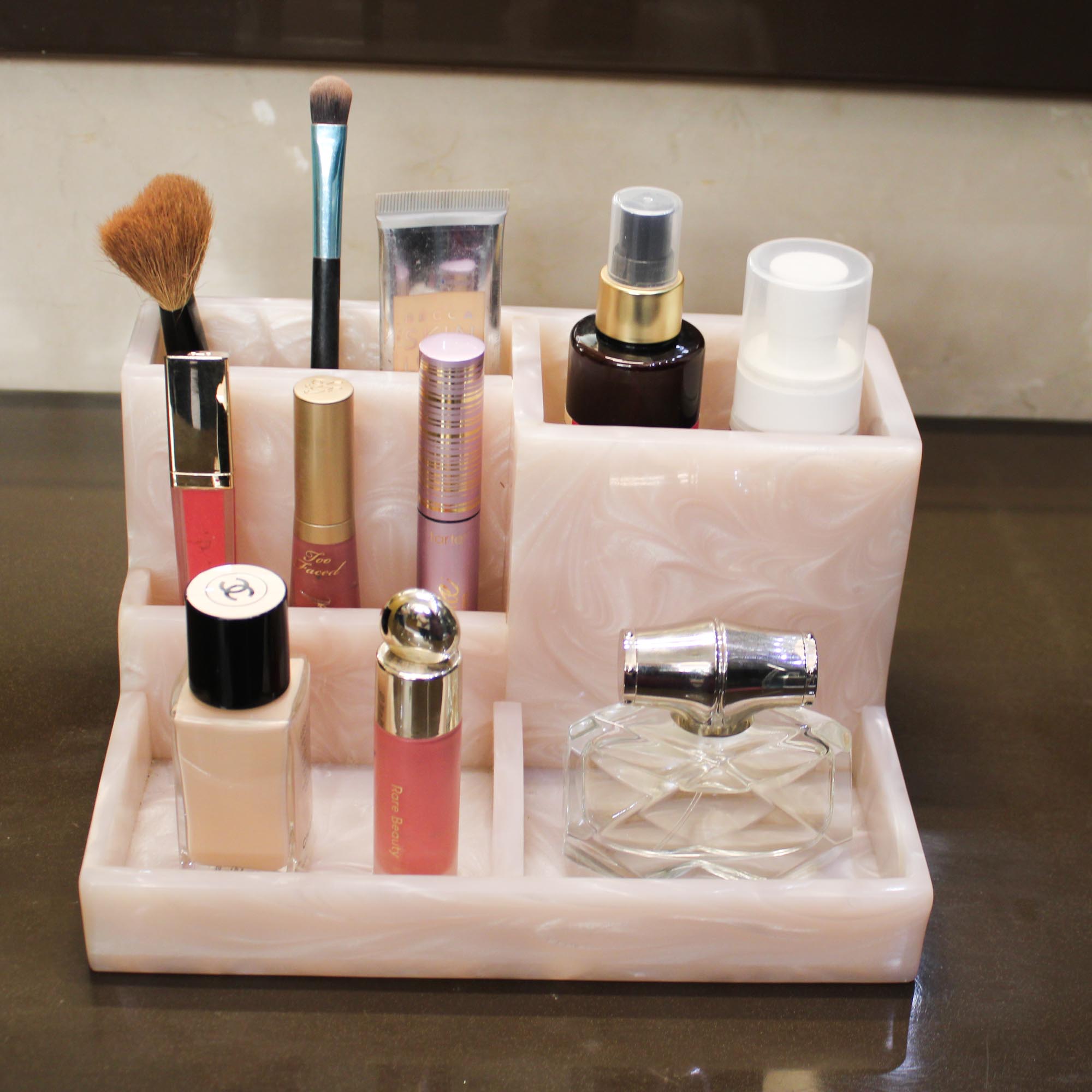 Chic Resin Makeup Organizer 