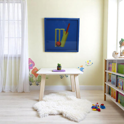 Premium Glass Wall Décor with Cricket Design
