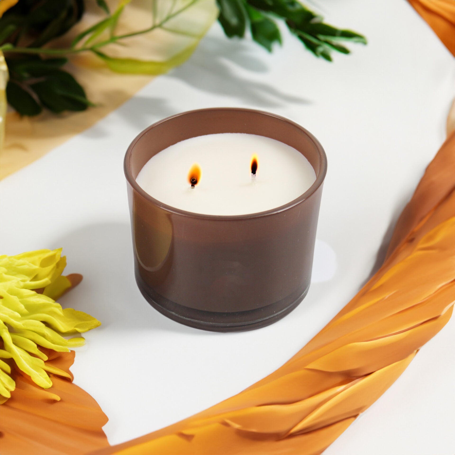 Candle 300 gms Coffee Colored Gift & Home Decor