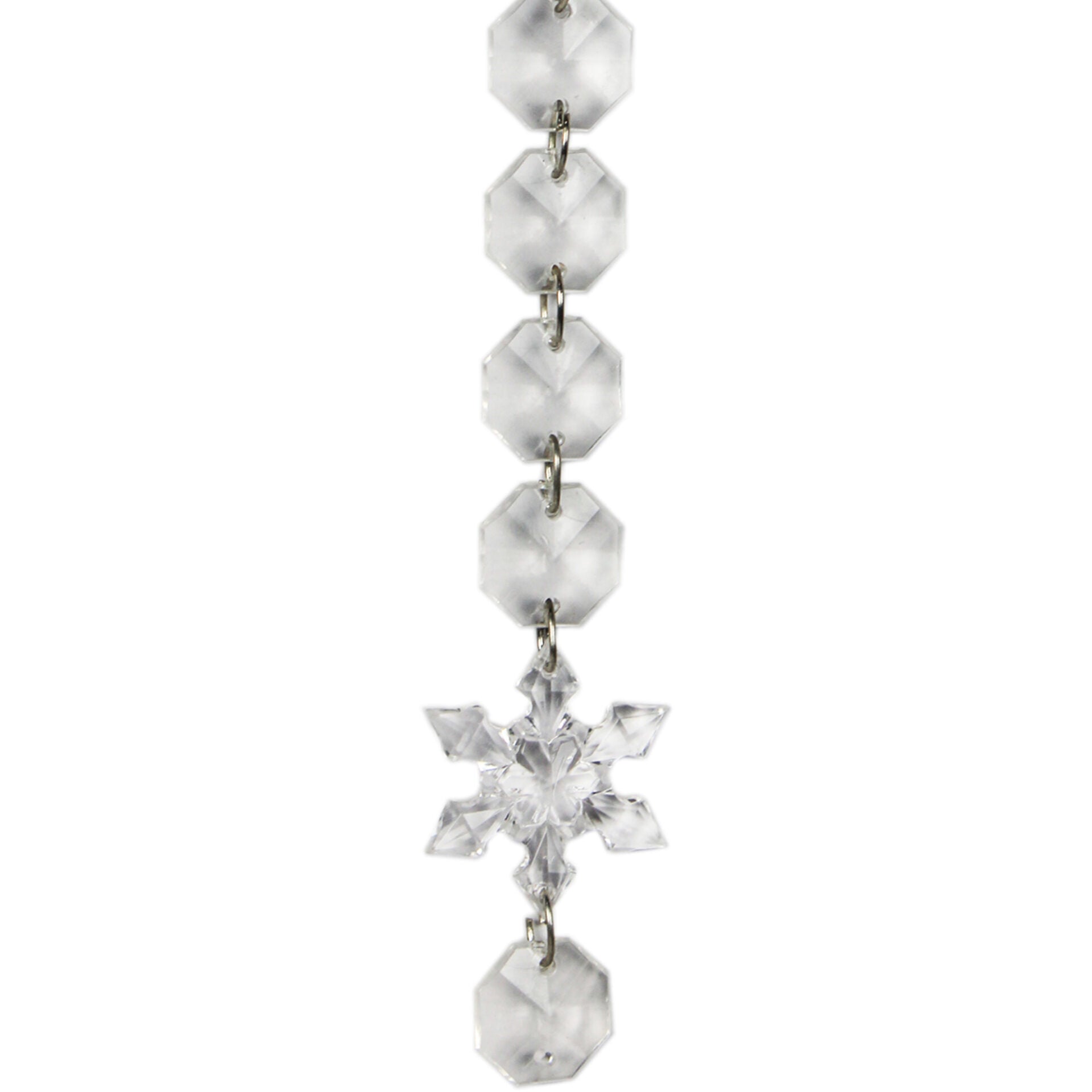 Set of 4 Jewelled Christmas Hanging Ornaments