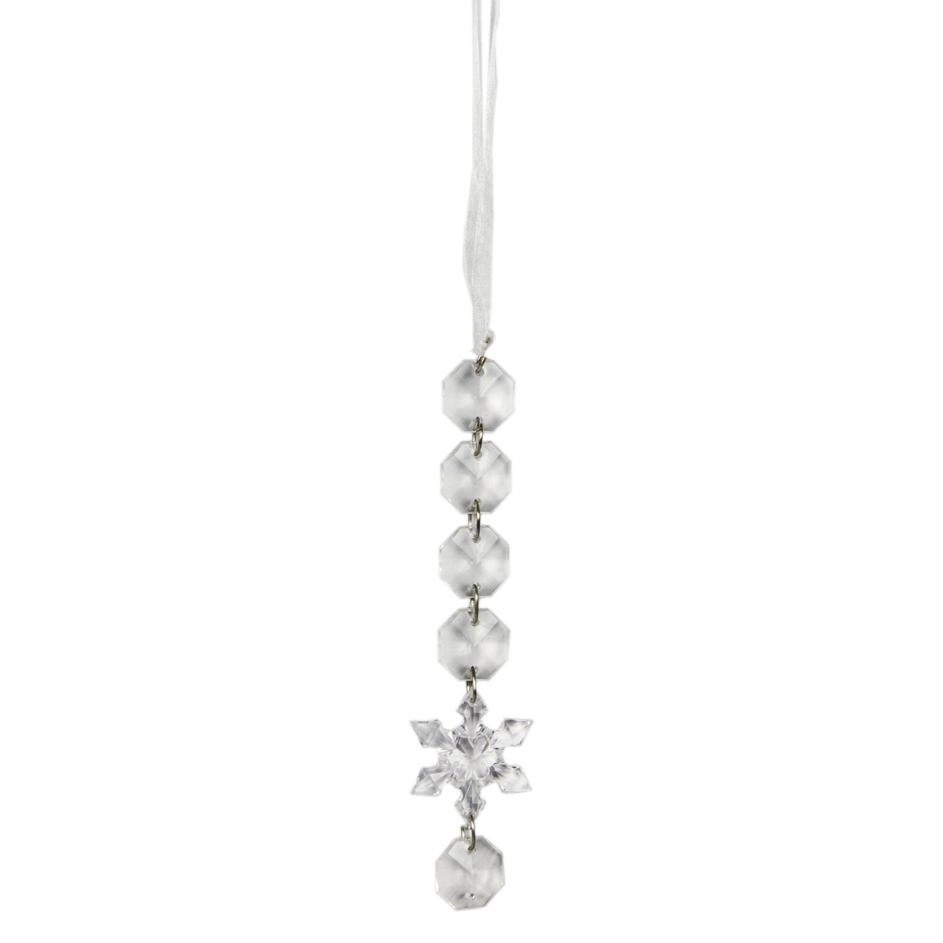 Set of 4 Jewelled Christmas Hanging Ornaments