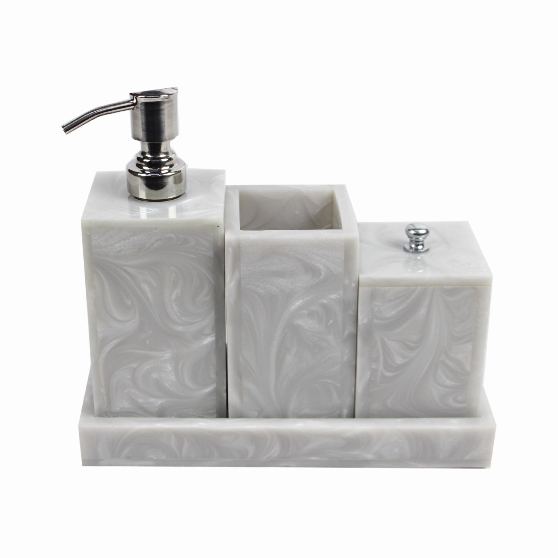 Grey Bathroom for Modern Look Set of Four