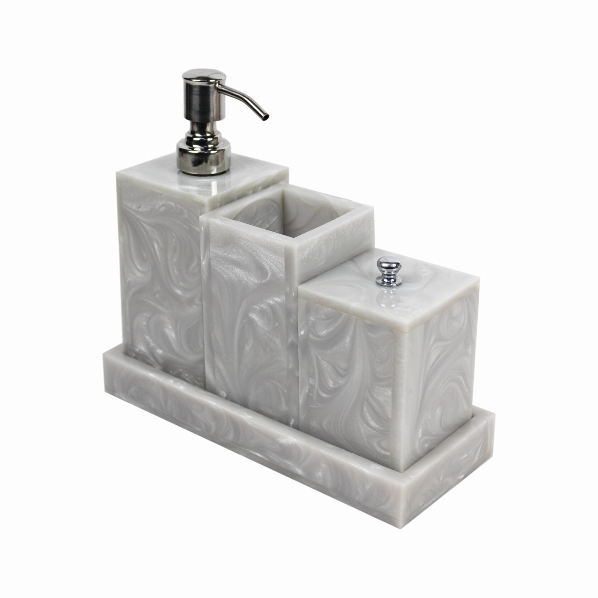 Grey Bathroom for Modern Look Set of Four