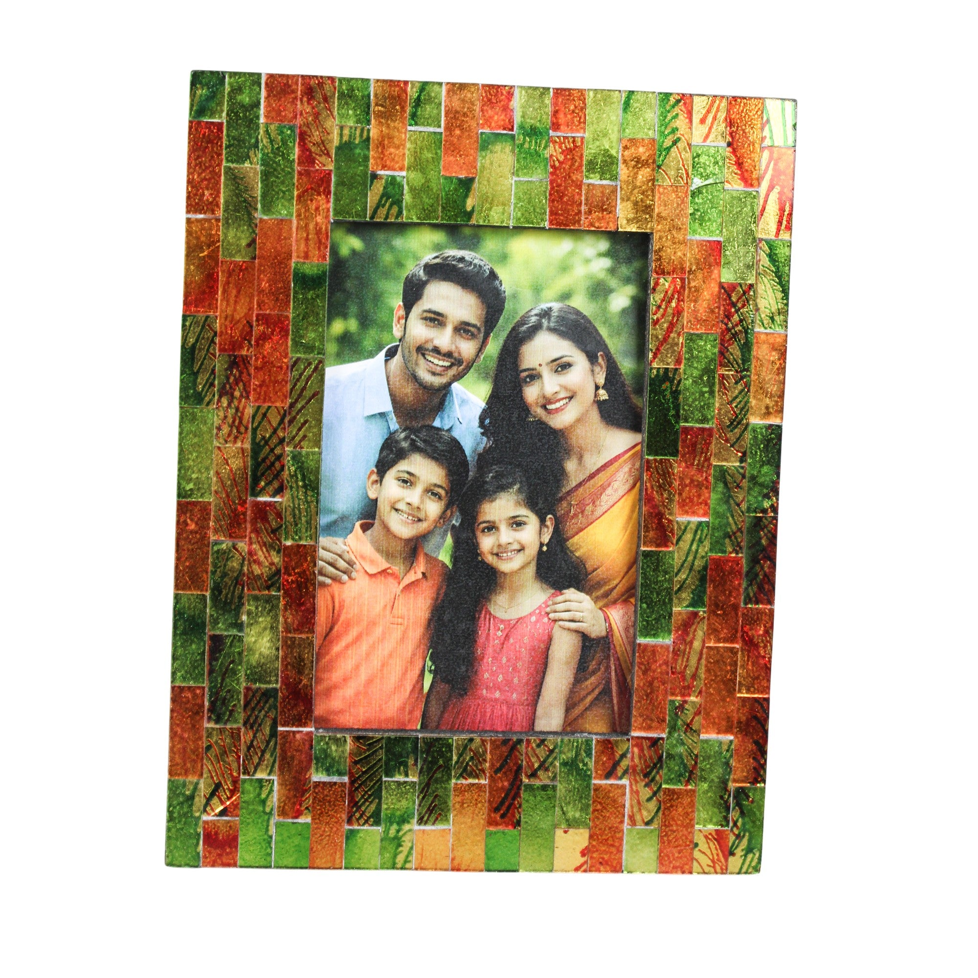  Autumn Harvest Glass Mosaic Photo Frame 