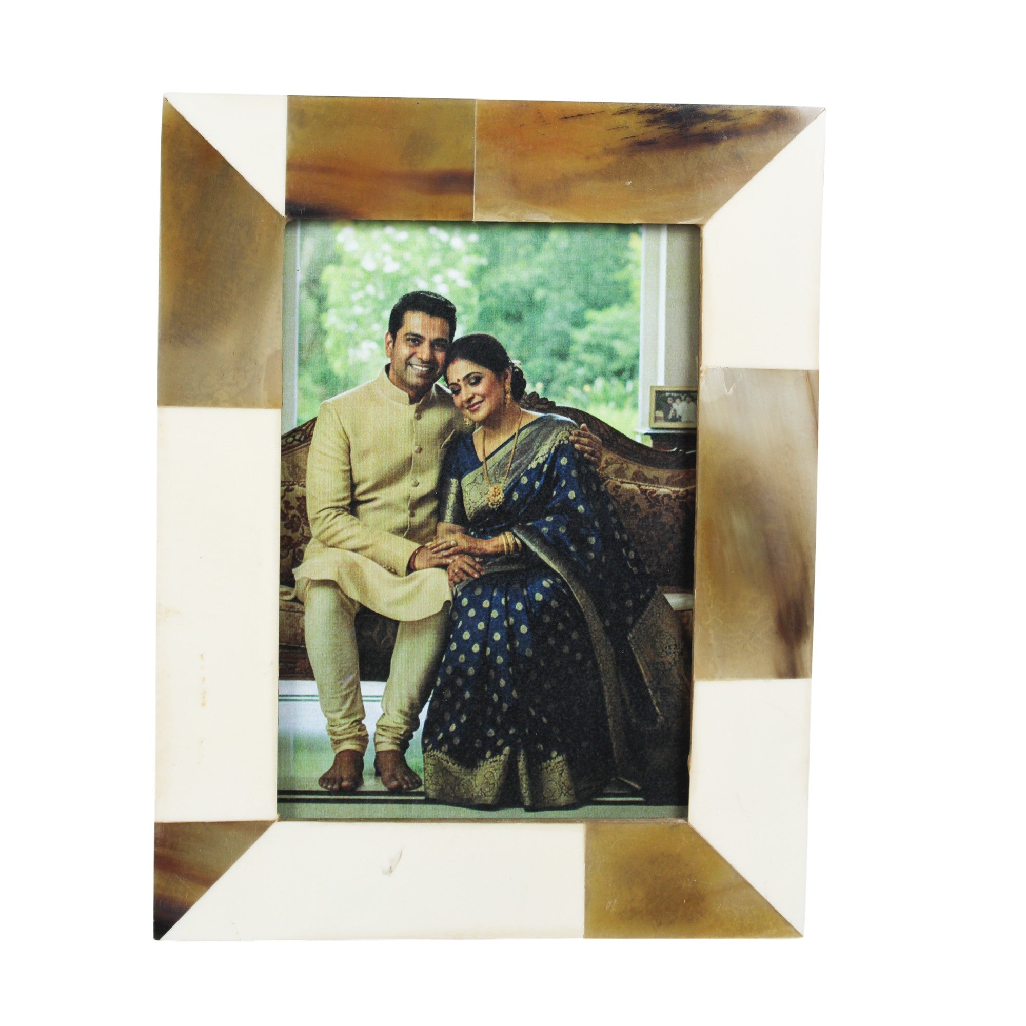  Mosaic Geometric Inlay Photo Frame 