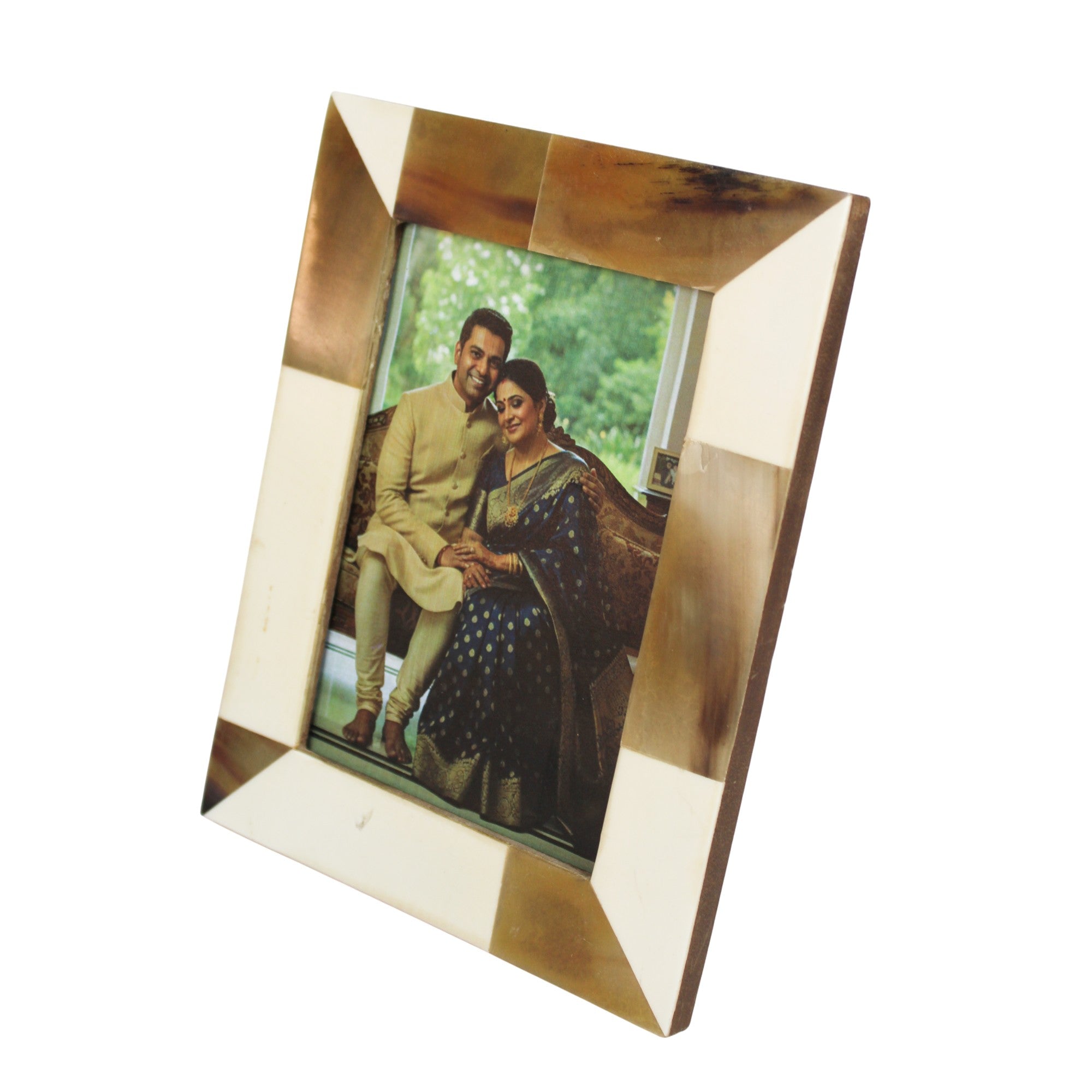 Mosaic Geometric Inlay Photo Frame