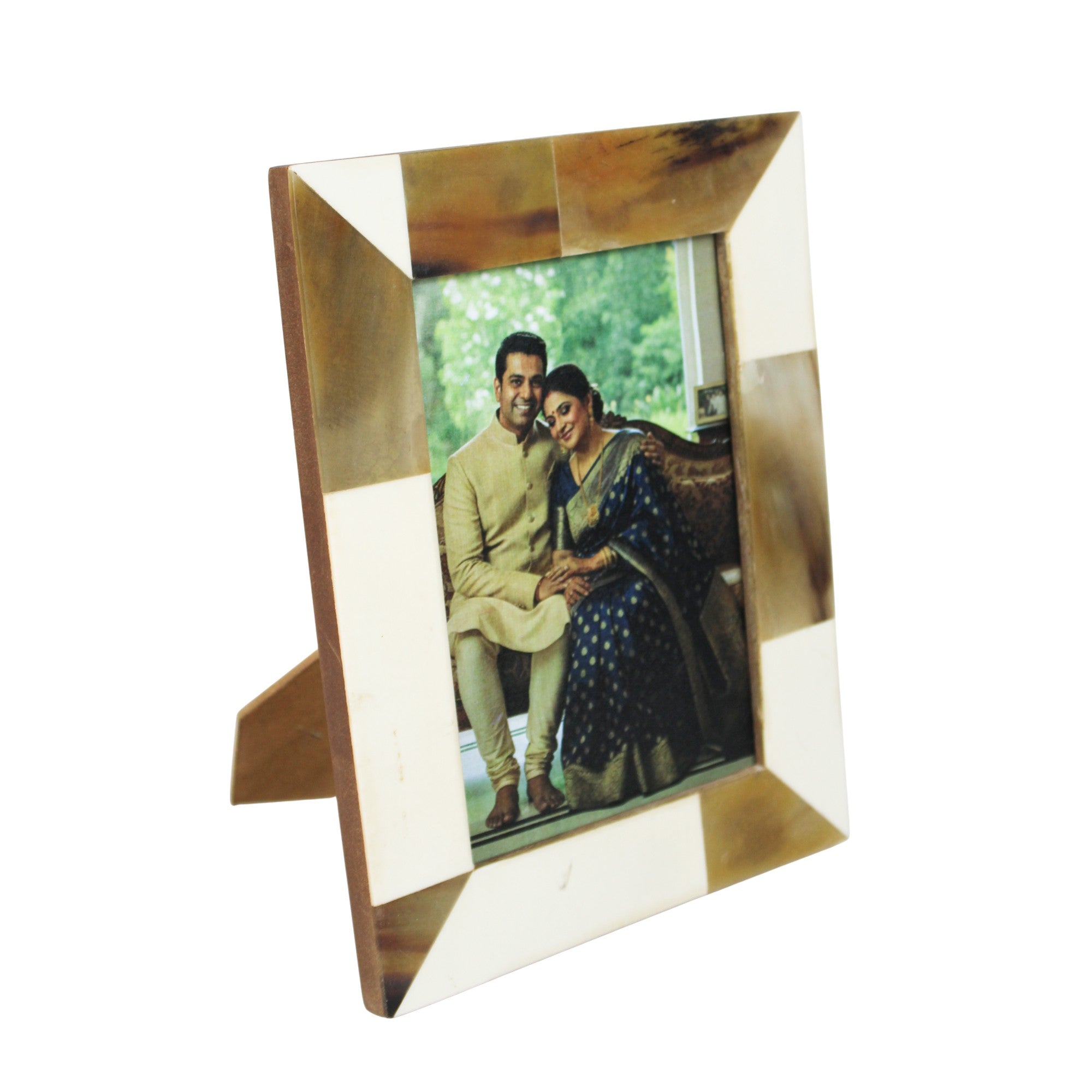 Mosaic Geometric Inlay Photo Frame