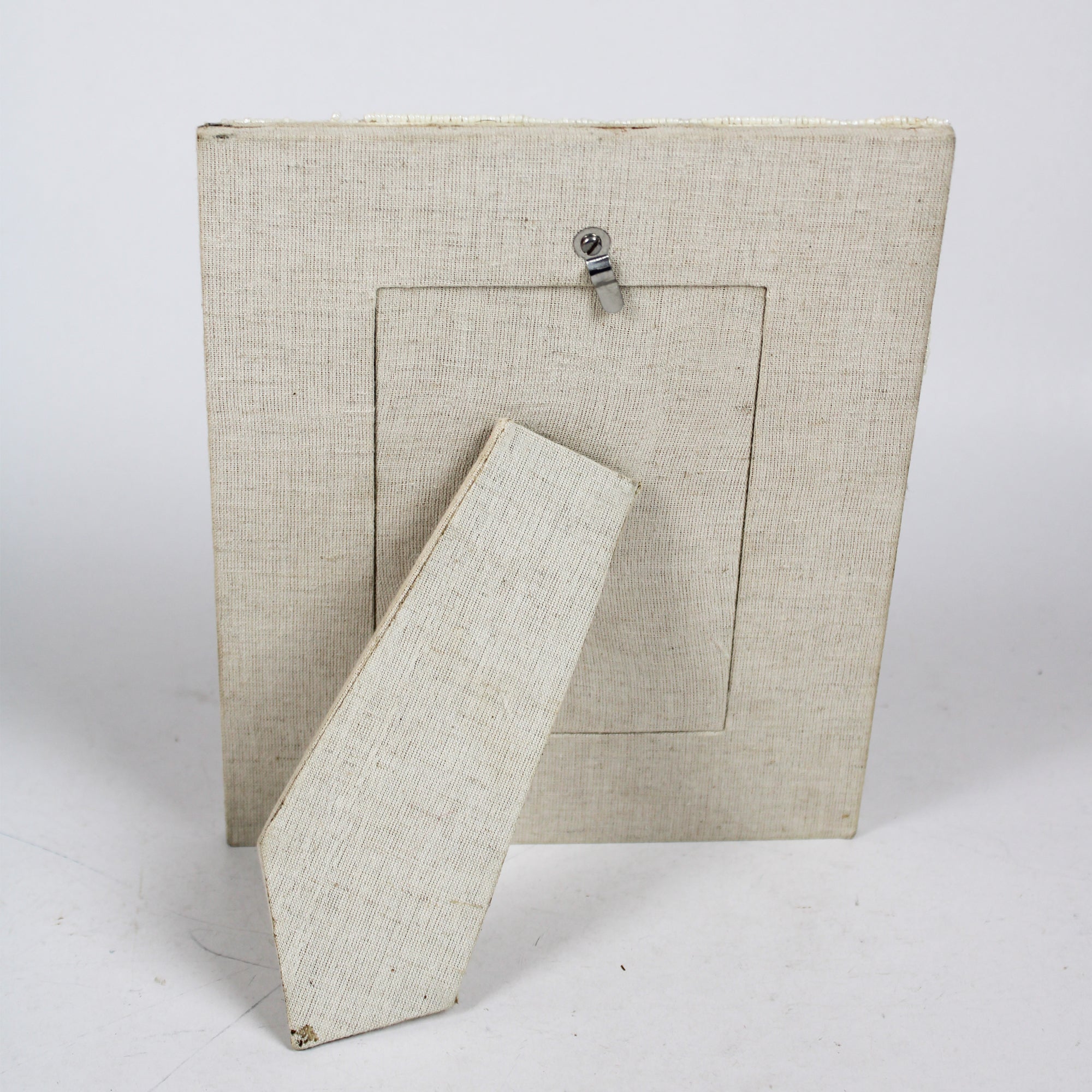 Hand-Beaded Artisan Photo Frame