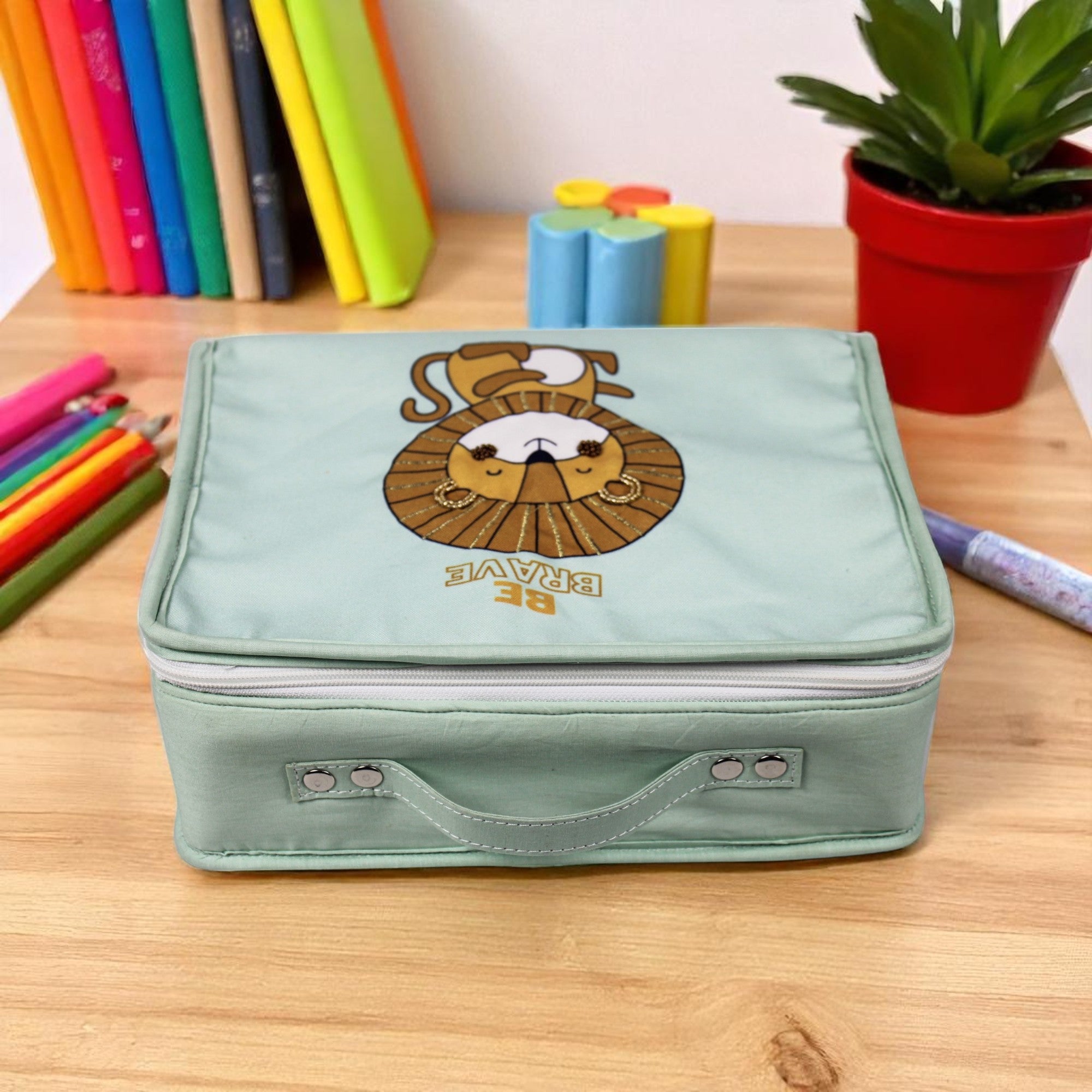 Lion Design Suitcase for Kids