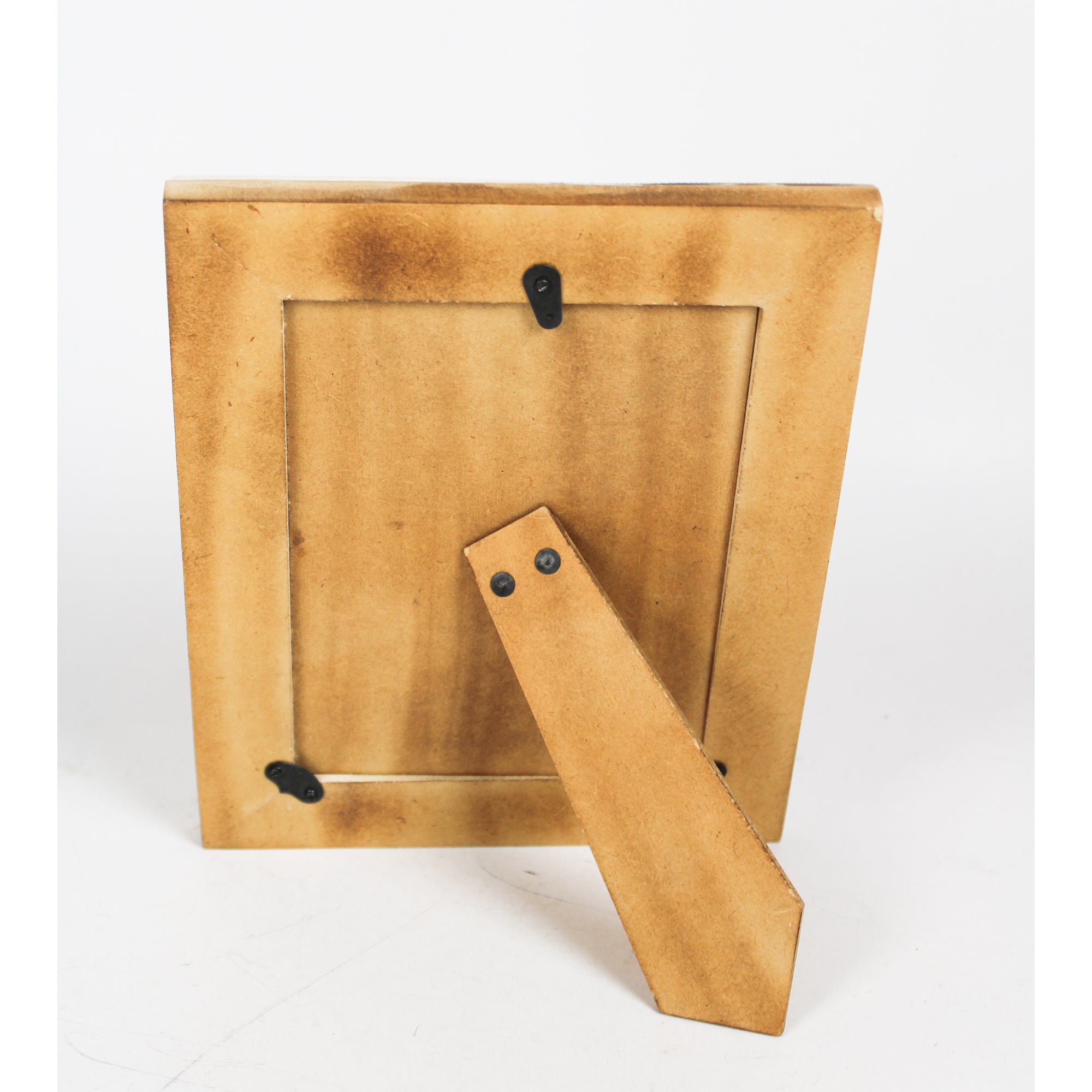 Handcrafted Bone Inlay & Ribbed Resin Photo Frame