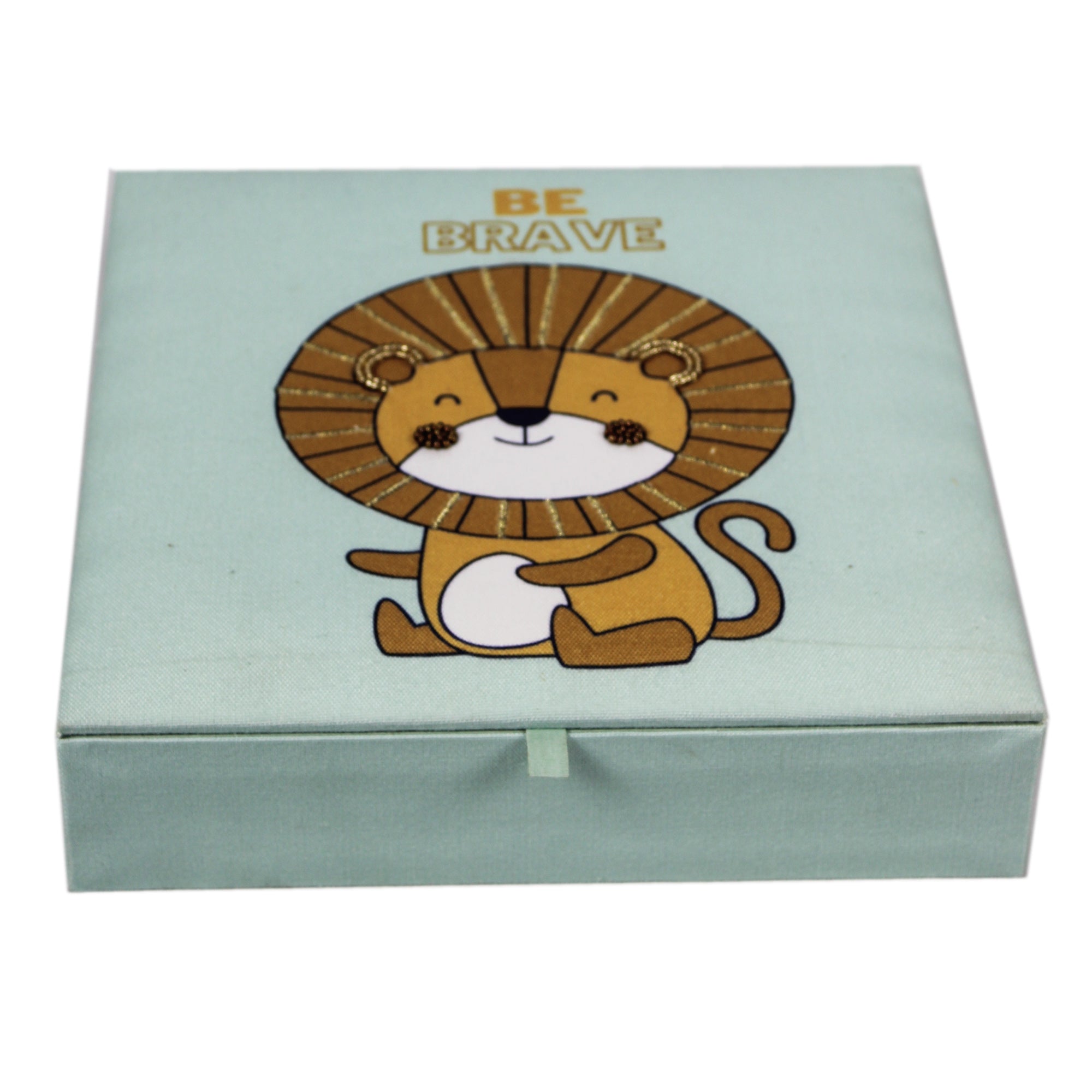 Lion Design Magazine Holder & Stationery Organizer (Set of 2)