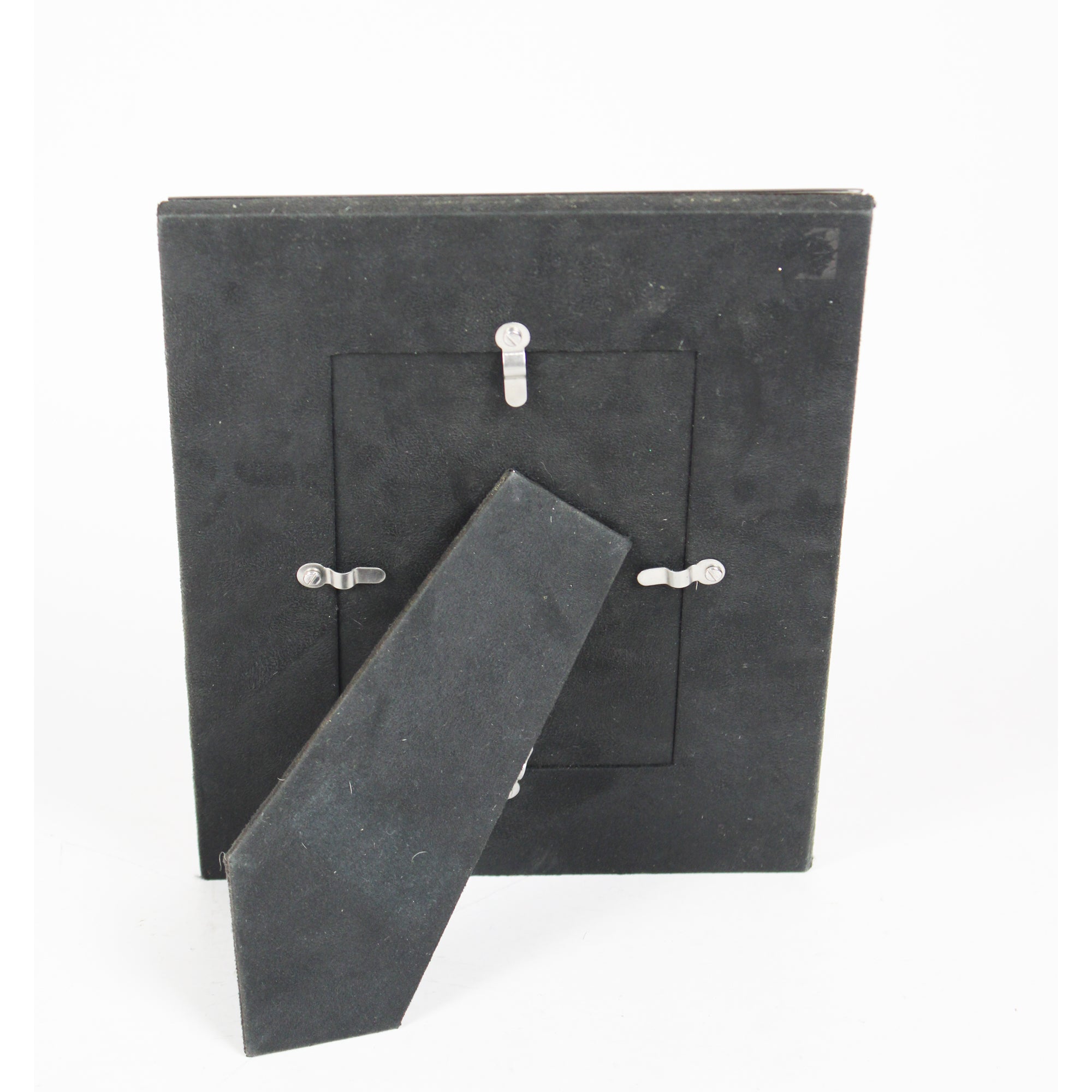 Chic Leopard Print & Smoked Glass Photo Frame