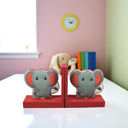 Elephant Design Bookends (Set of 2 Pieces)