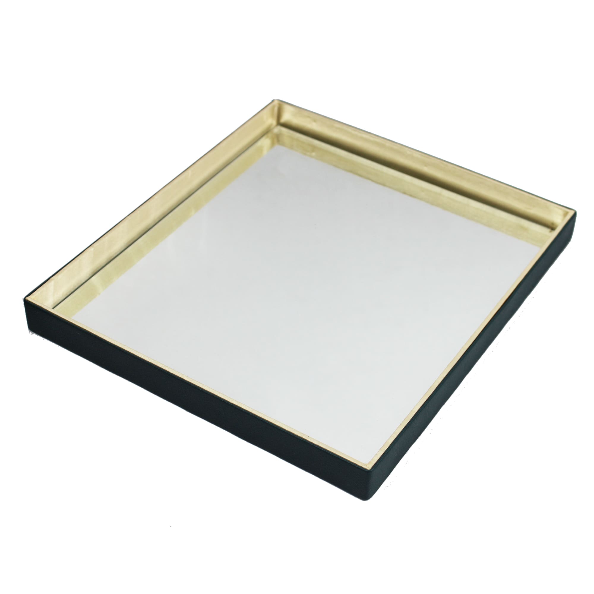  Elegant Green Faux Leather Desk Organizer Set with Tissue Box, Coaster set and Utility Tray 
