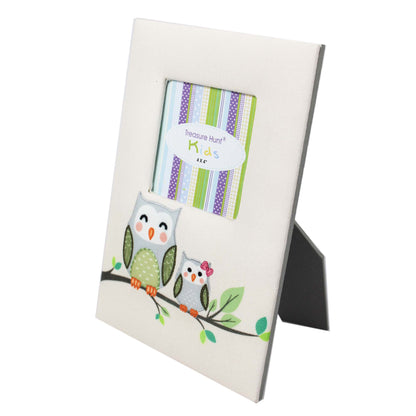 Embroidered Owl Picture Frame