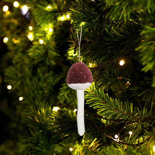 Set of 3 Mushroom Christmas Tree Decoration