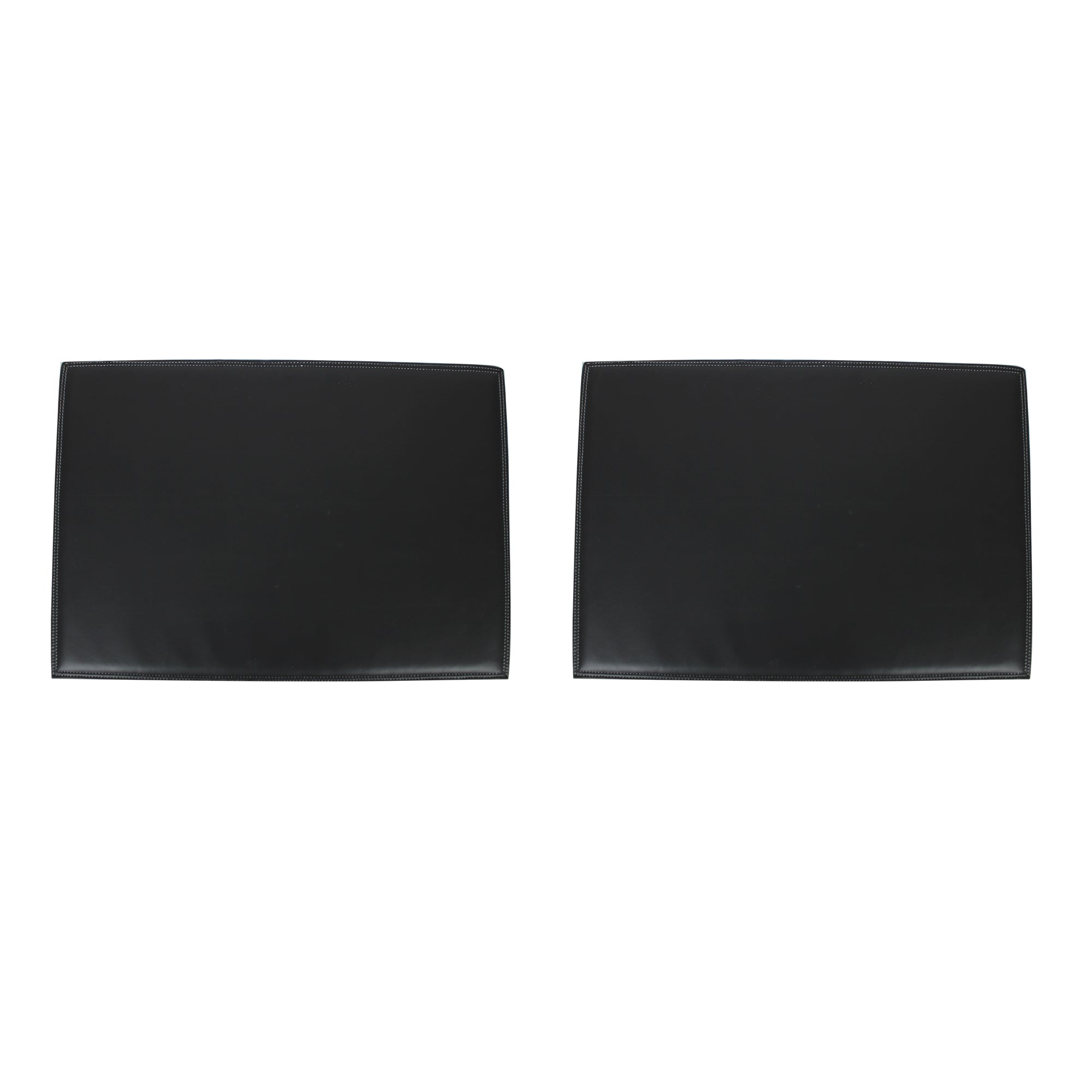 Grey Leatherite Placemats Set of Two
