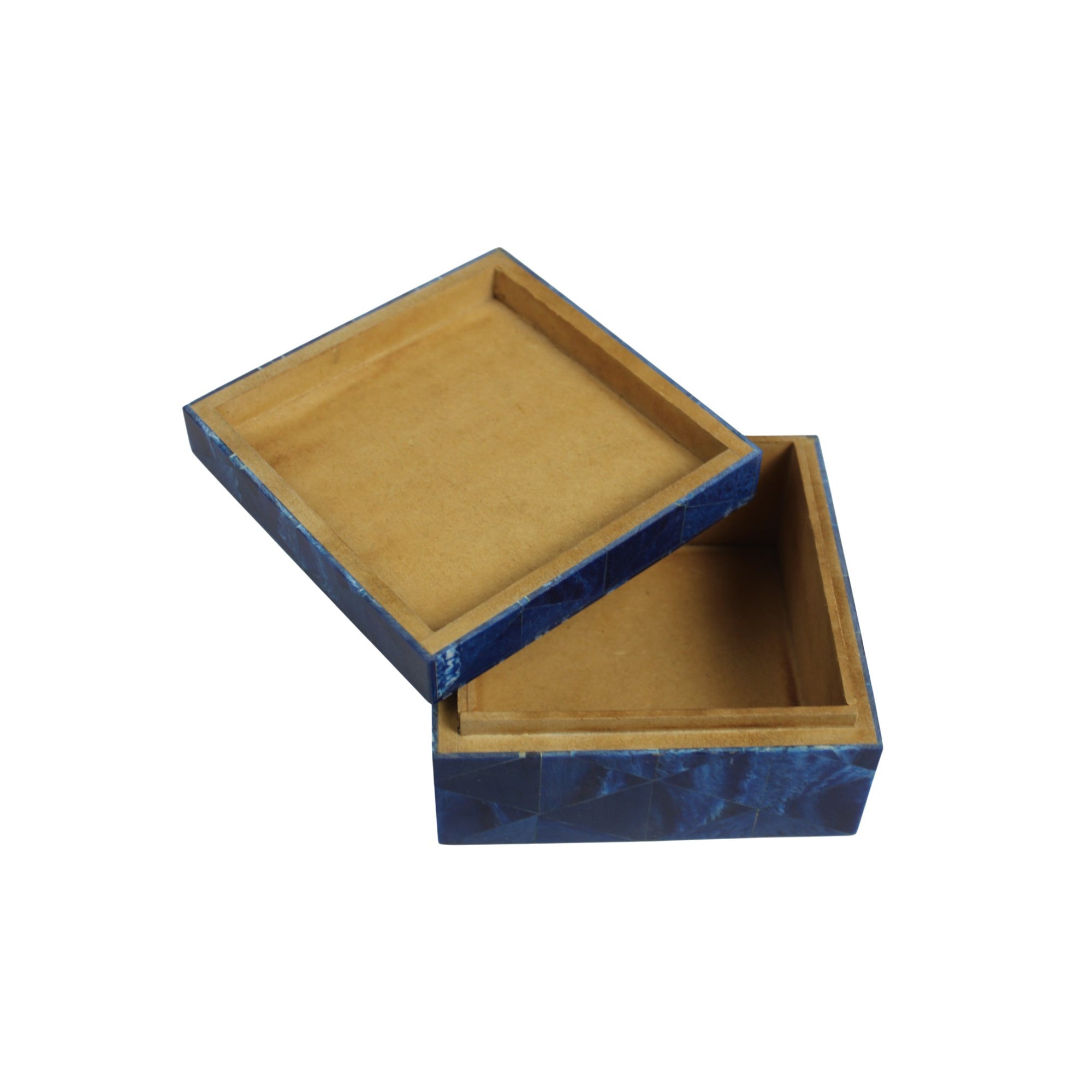 Deep Sea Indigo Resin Jewellery Box