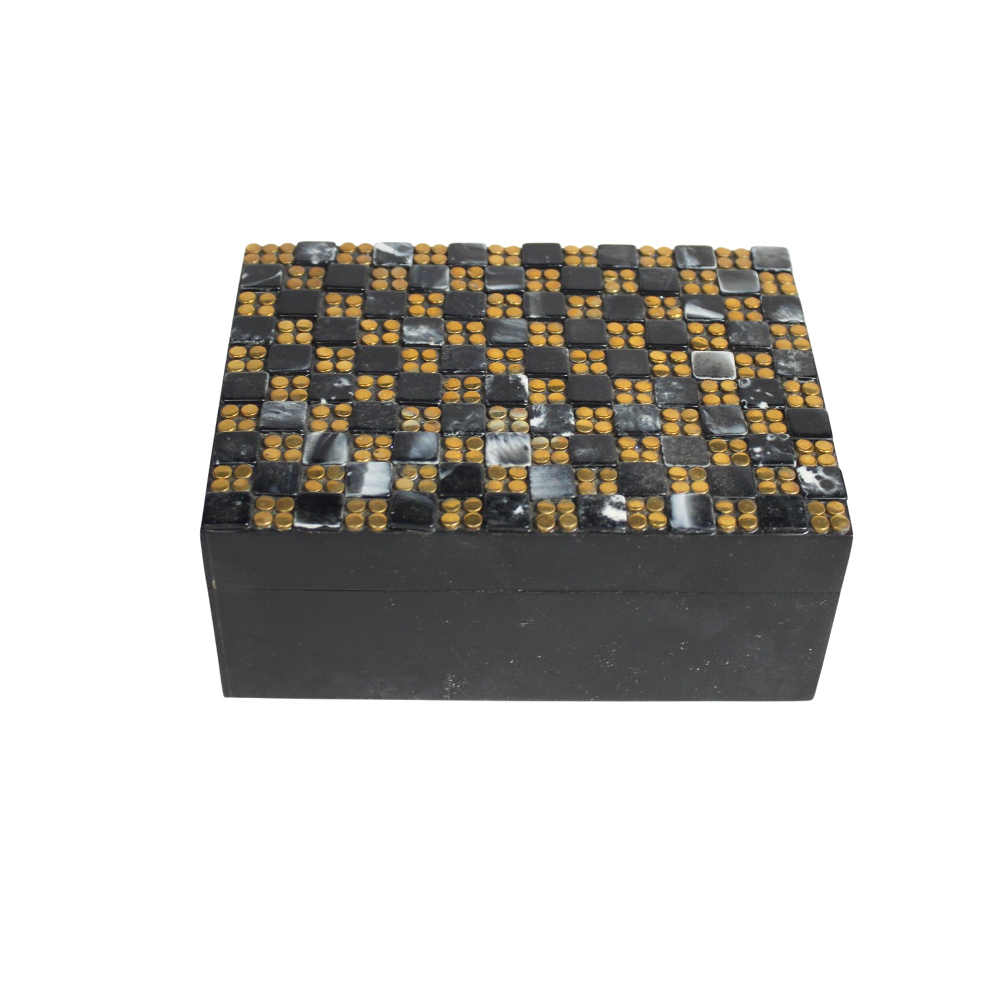 Obsidian Mosaic Jewellery Box