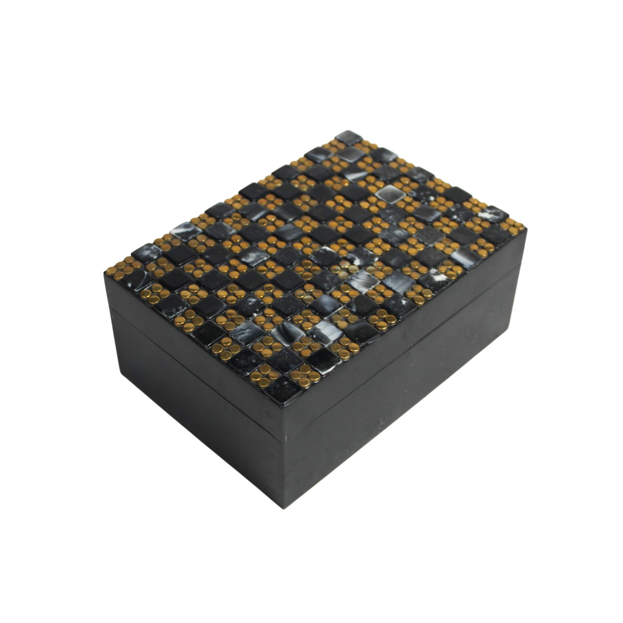 Obsidian Mosaic Jewellery Box