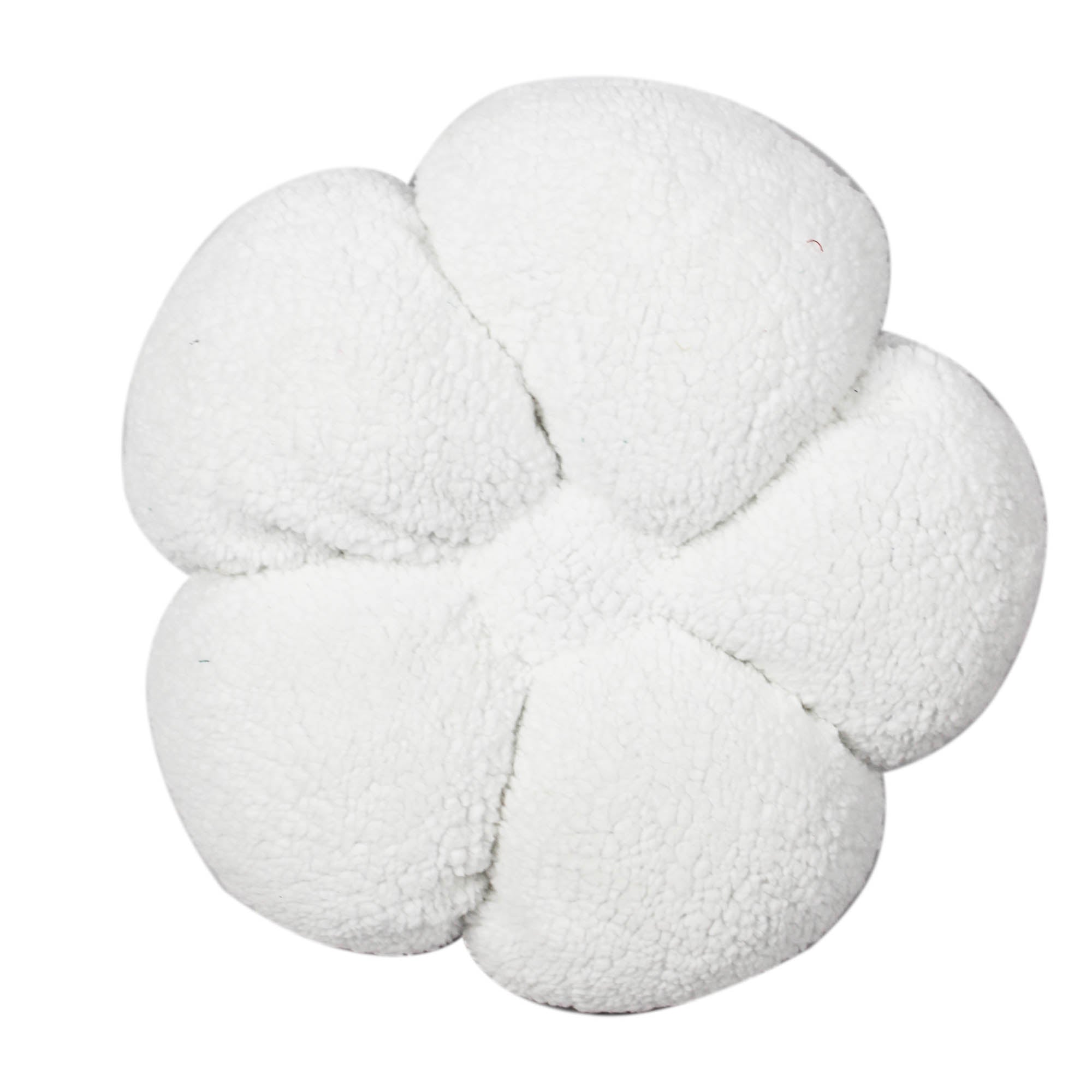 White Flower Shaped Cushion for Kids