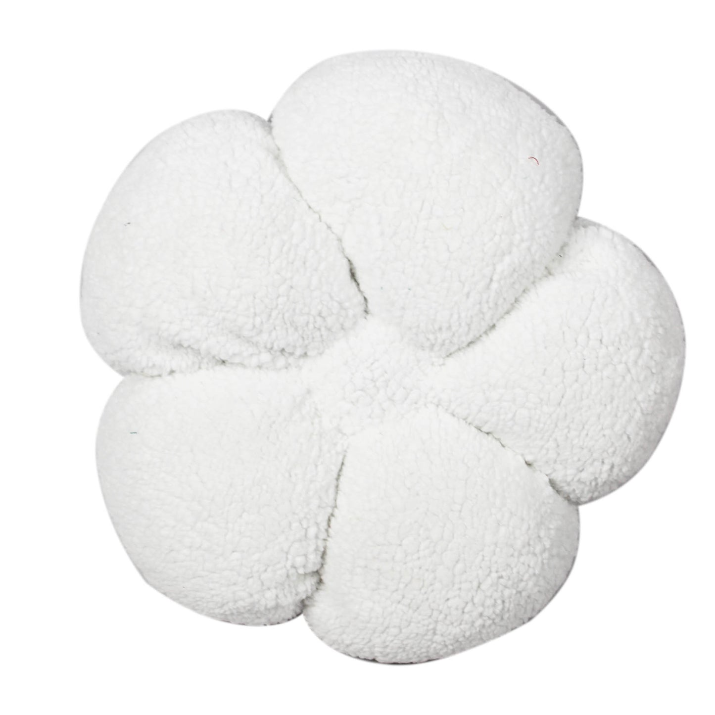 White Flower Shaped Cushion for Kids