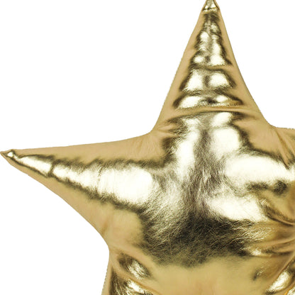 Golden Star Shaped Cushion