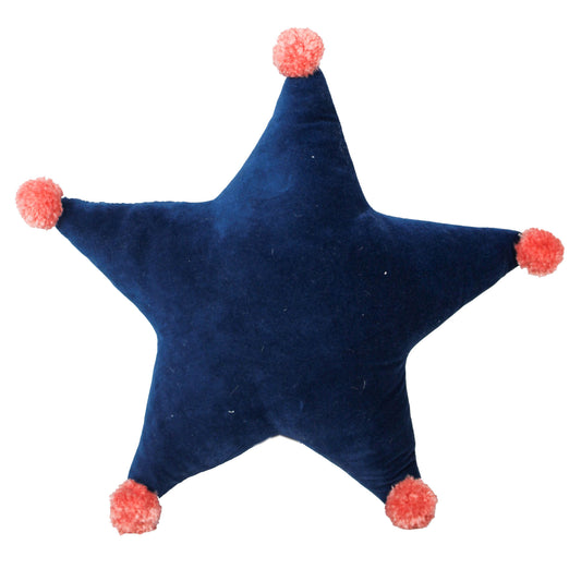 Star Shaped Velvet Cushion