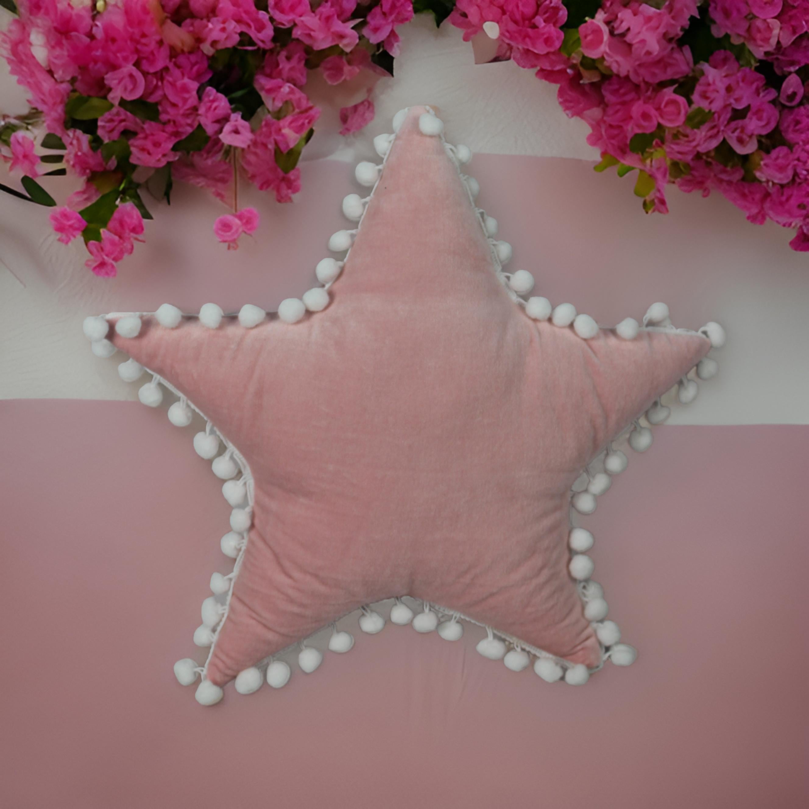 Soft Velvet Star Cushion