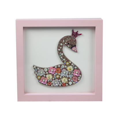 Swan Design Wall Decor