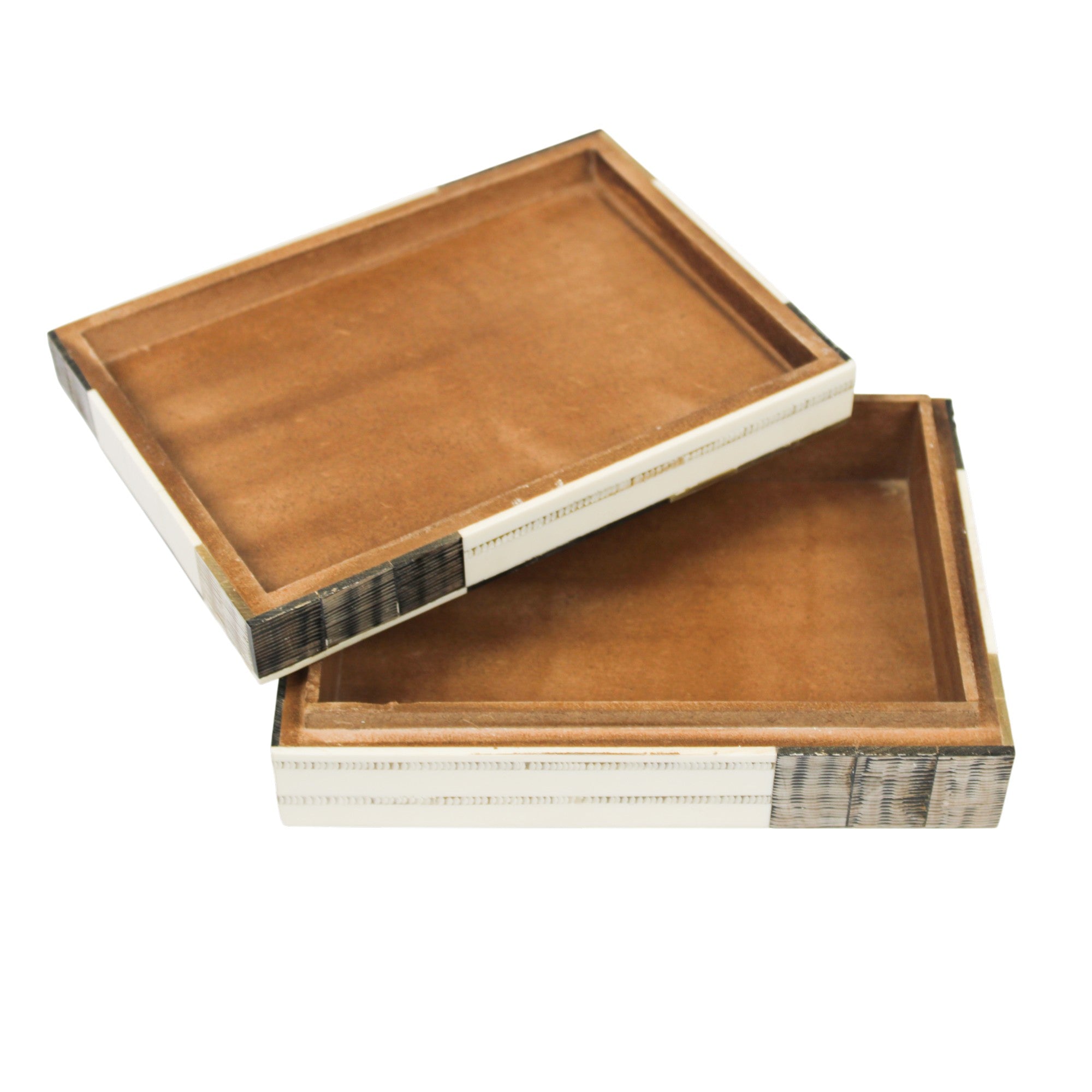 Monochrome Optical Inlay Decorative Box