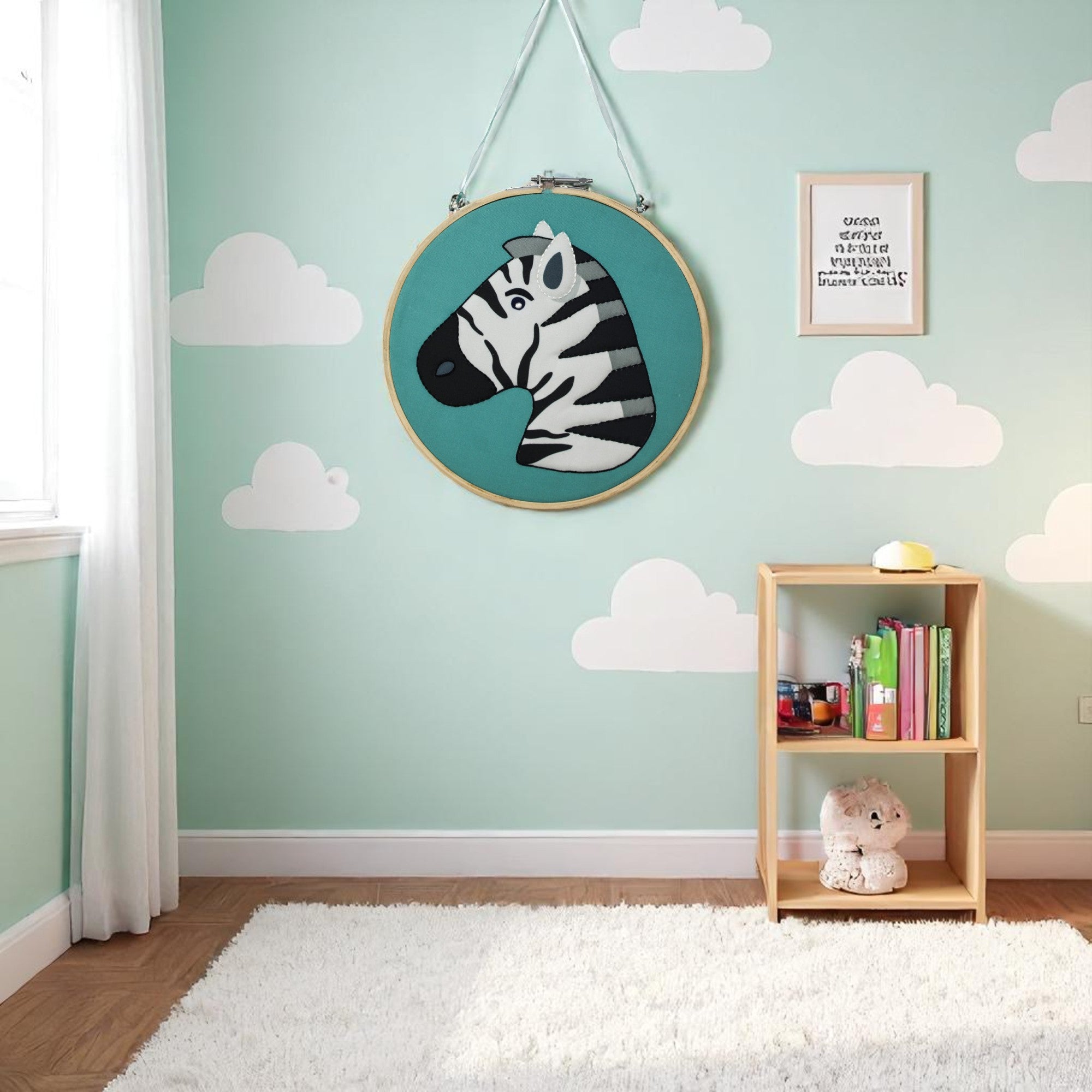 Zebra Design Wall Hoop for Kids