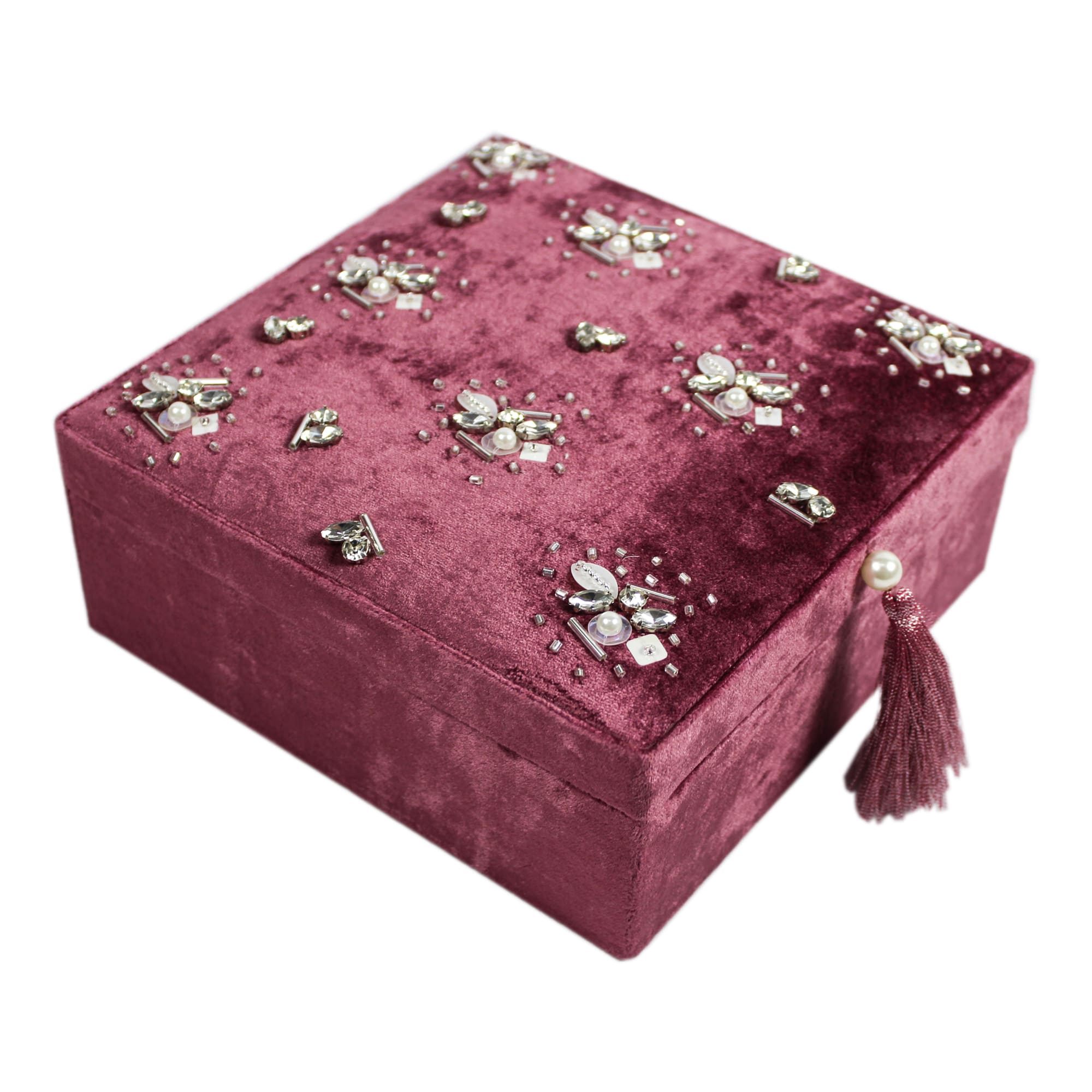 Jewels with Beads Multipurpose Jewellery & Makeup Box for Valentine Day