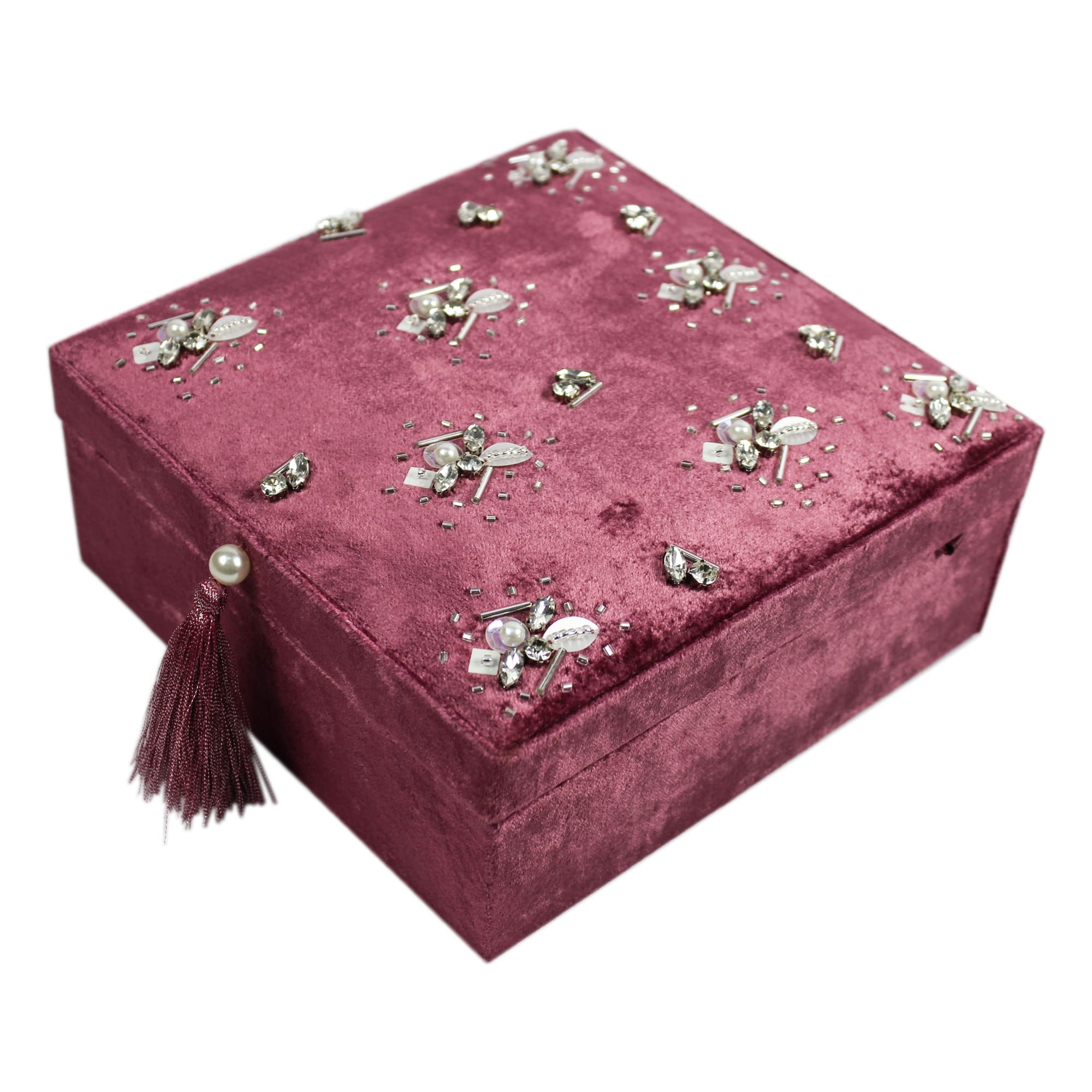 Jewels with Beads Multipurpose Jewellery & Makeup Box for Valentine Day