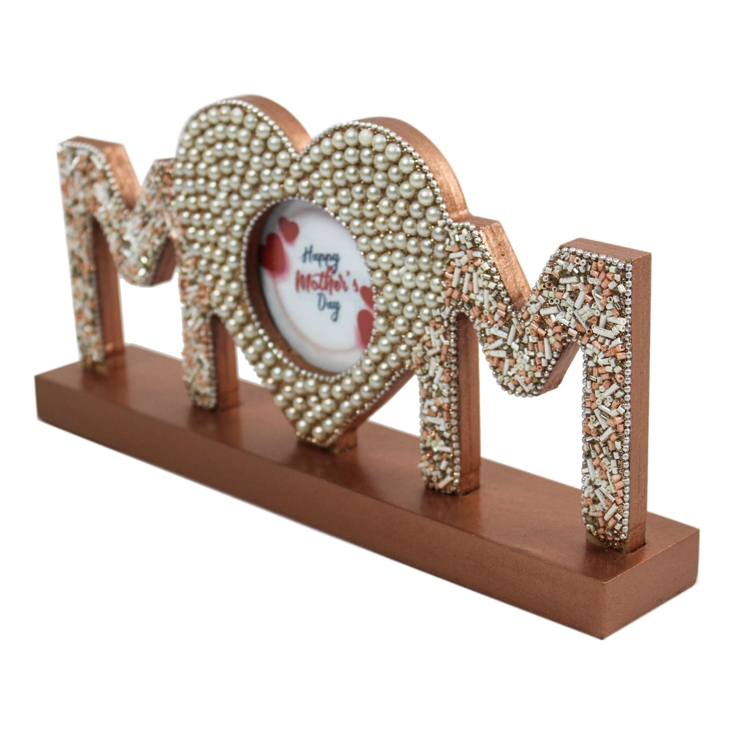 Beaded Photo / Picture Frame for Mother-s Day-3354