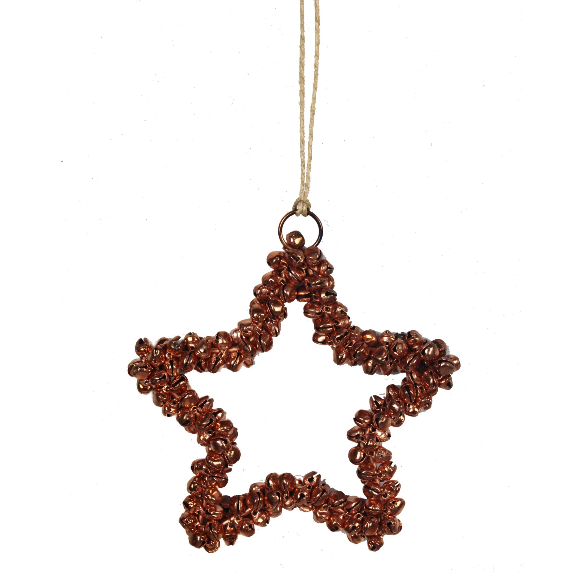 Set of 2 Star Shaped Christmas Tree Hanging Ornaments