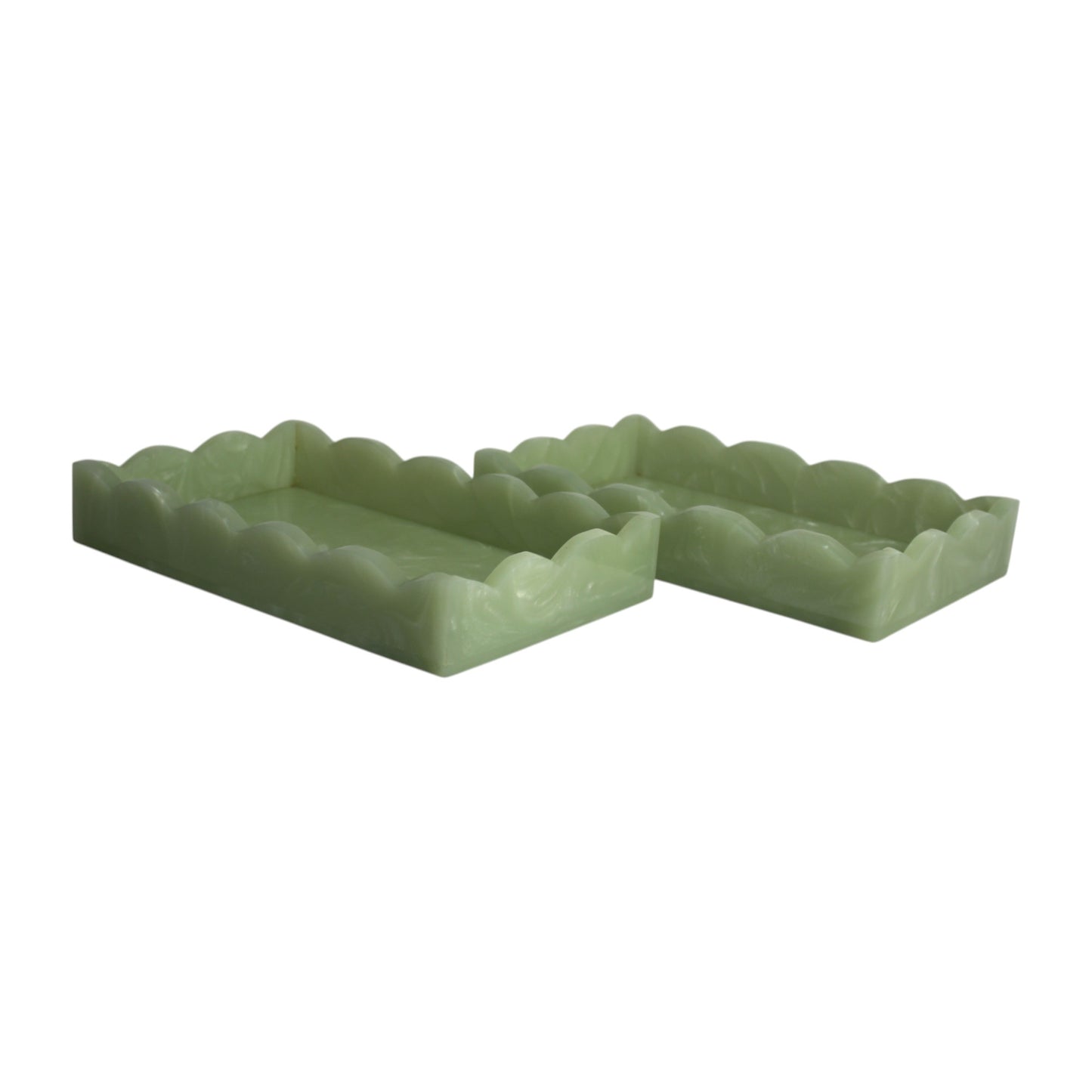 Elegant Decorative Multipurpose Tray Set of Two