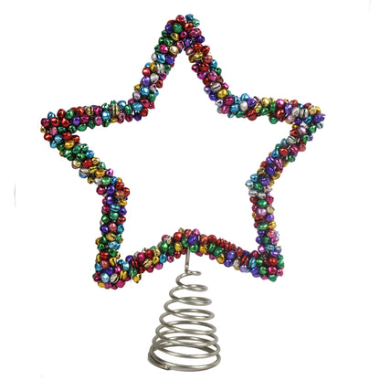 Multicolored Jingle Bells Tree Topper