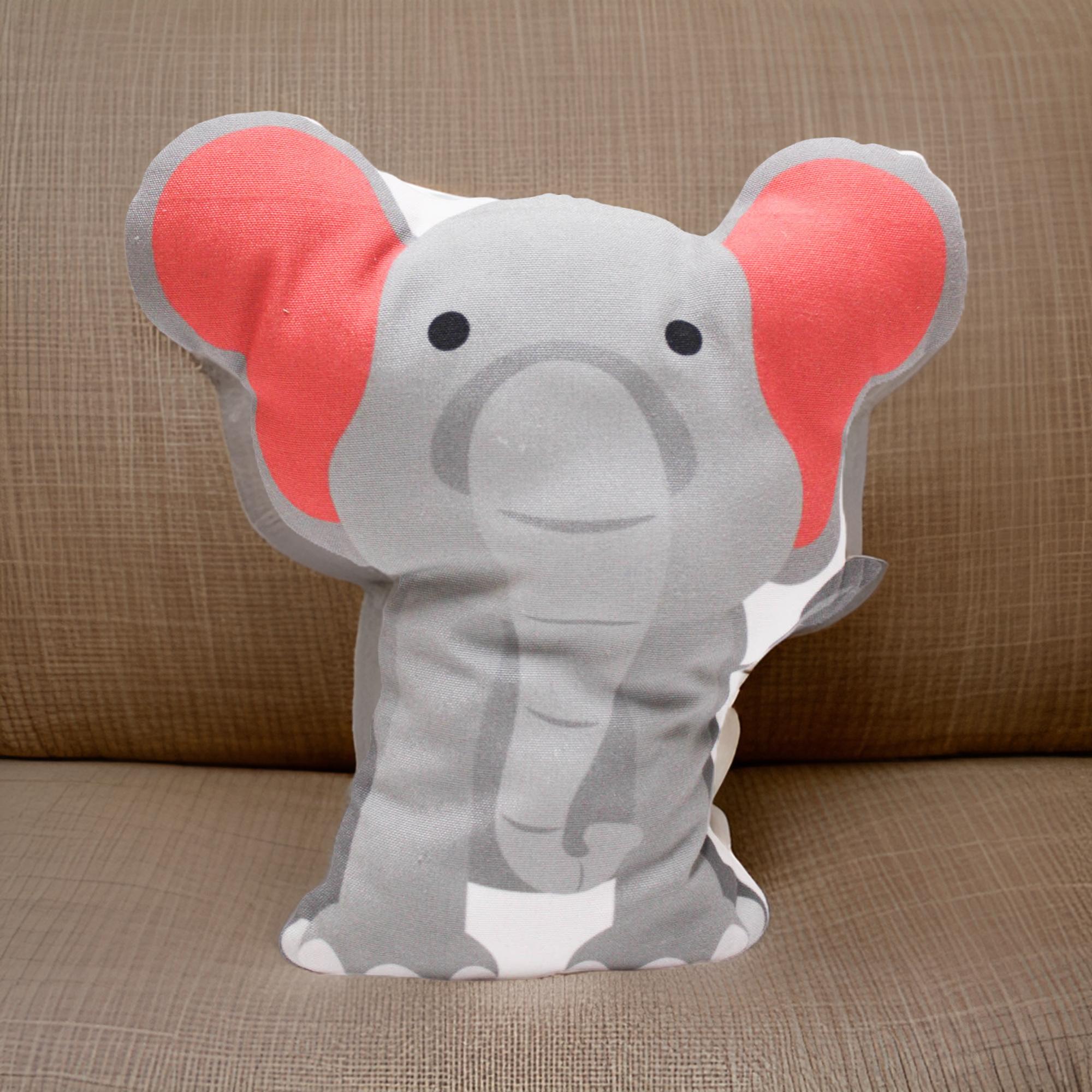 Elephant Shaped Cushion