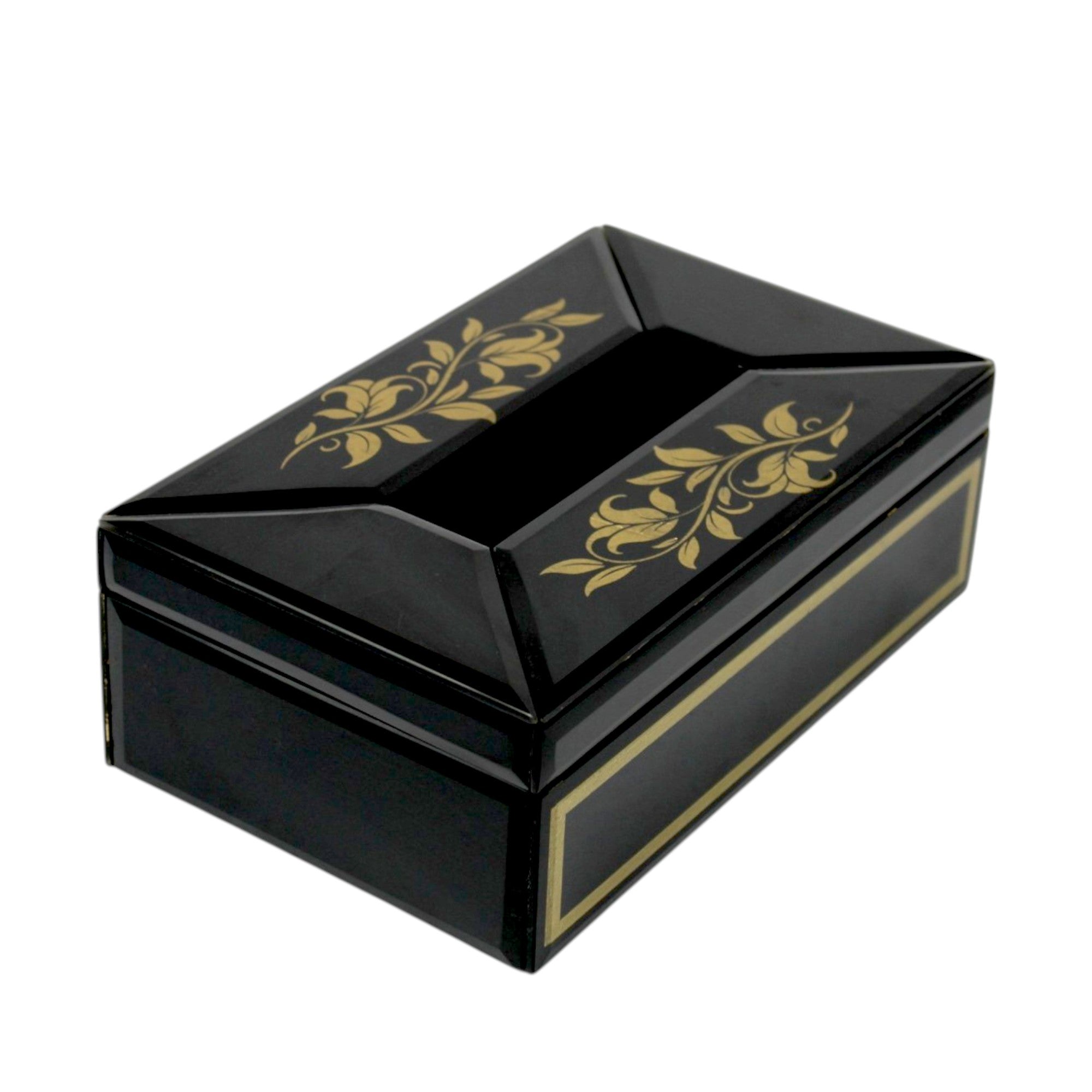 Luxury Lilly Designer Glass Dining Tissue Box