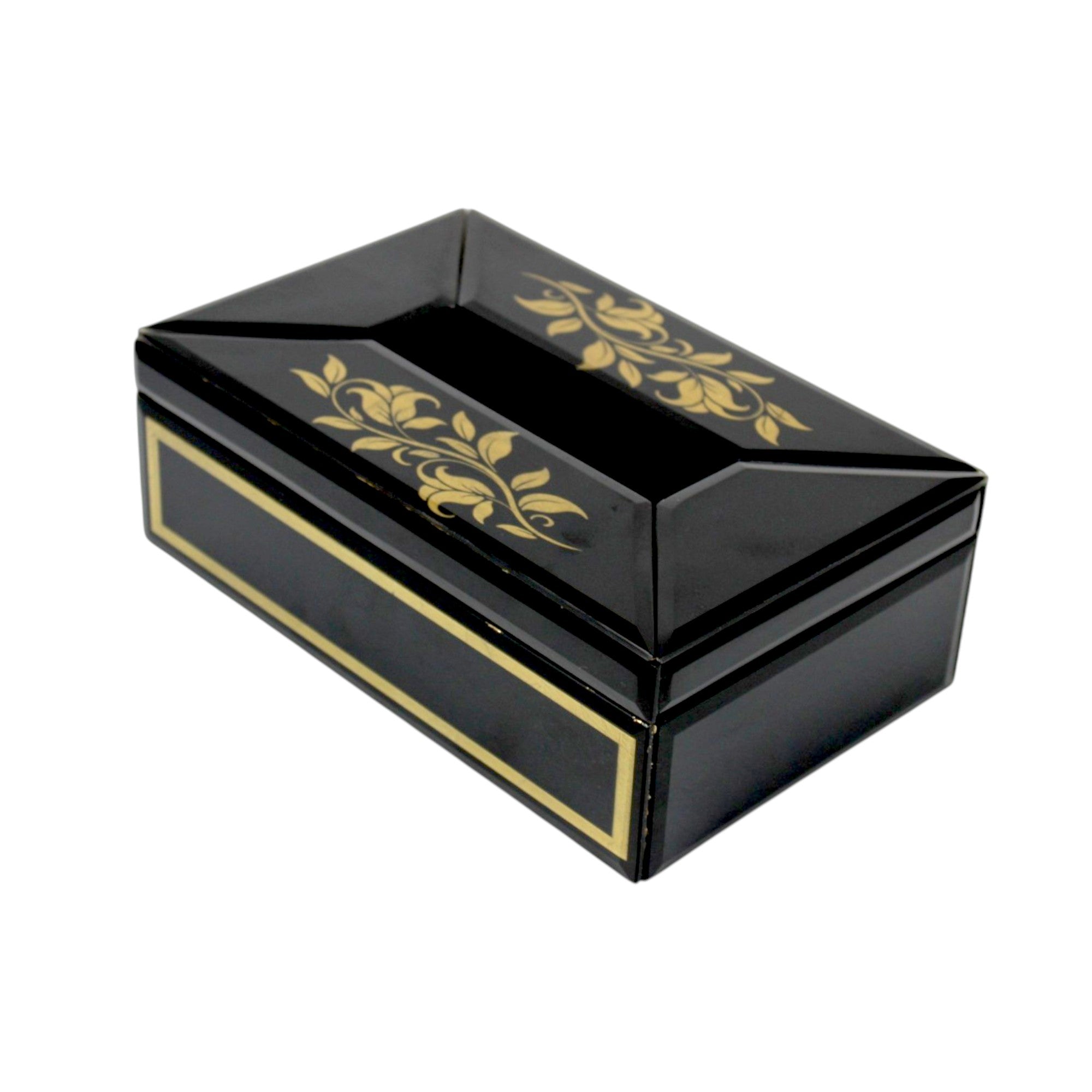 Luxury Lilly Designer Glass Dining Tissue Box