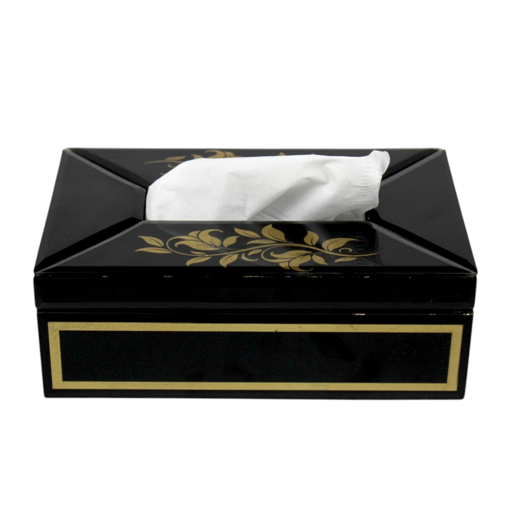 Luxury Lilly Designer Glass Dining Tissue Box