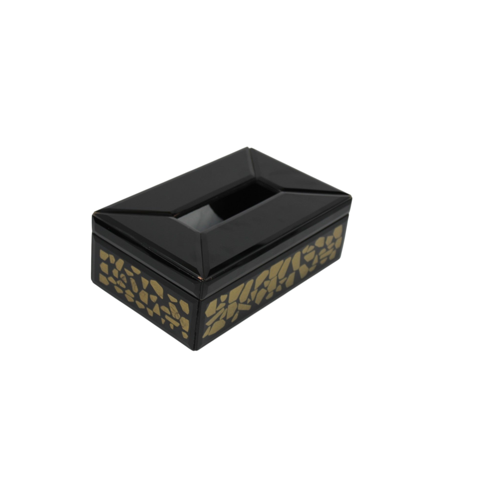 Luxury Designer Glass Dining Tissue Box