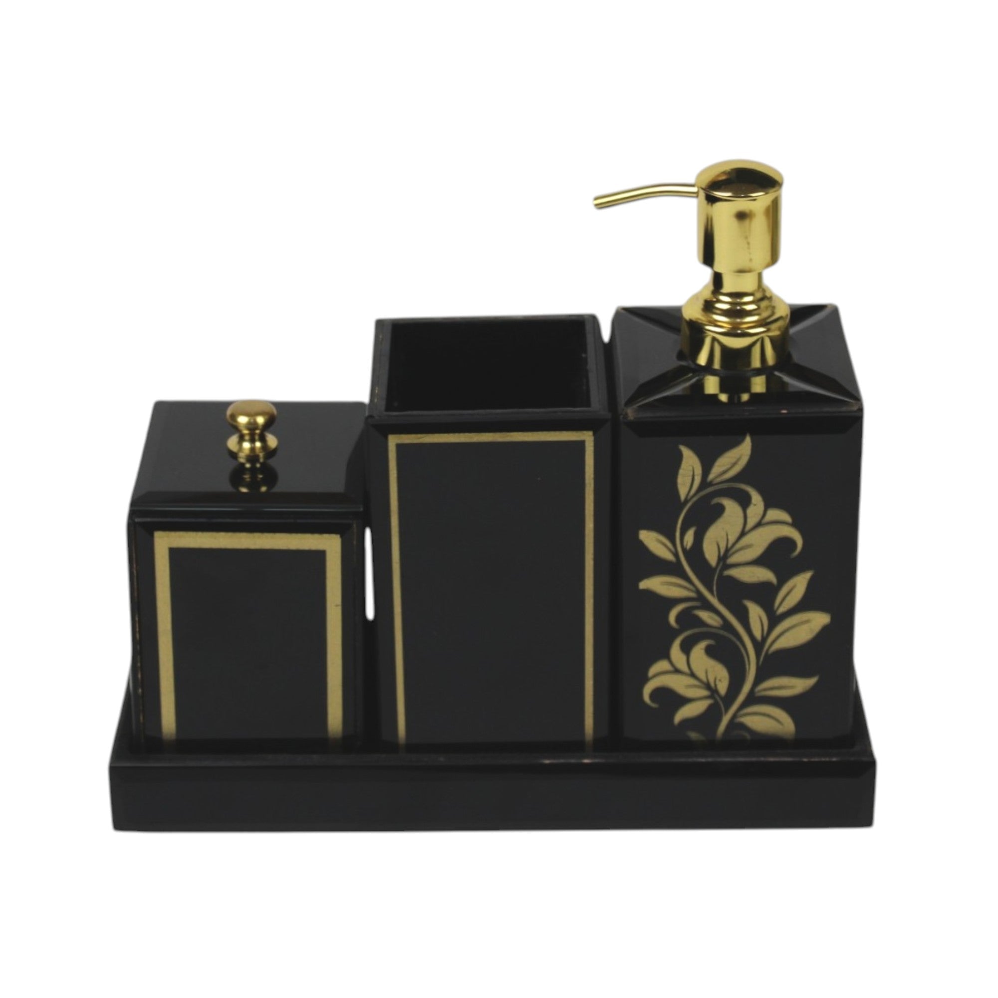  Luxury Designer 4-Pieces Bathroom Accessory Set 